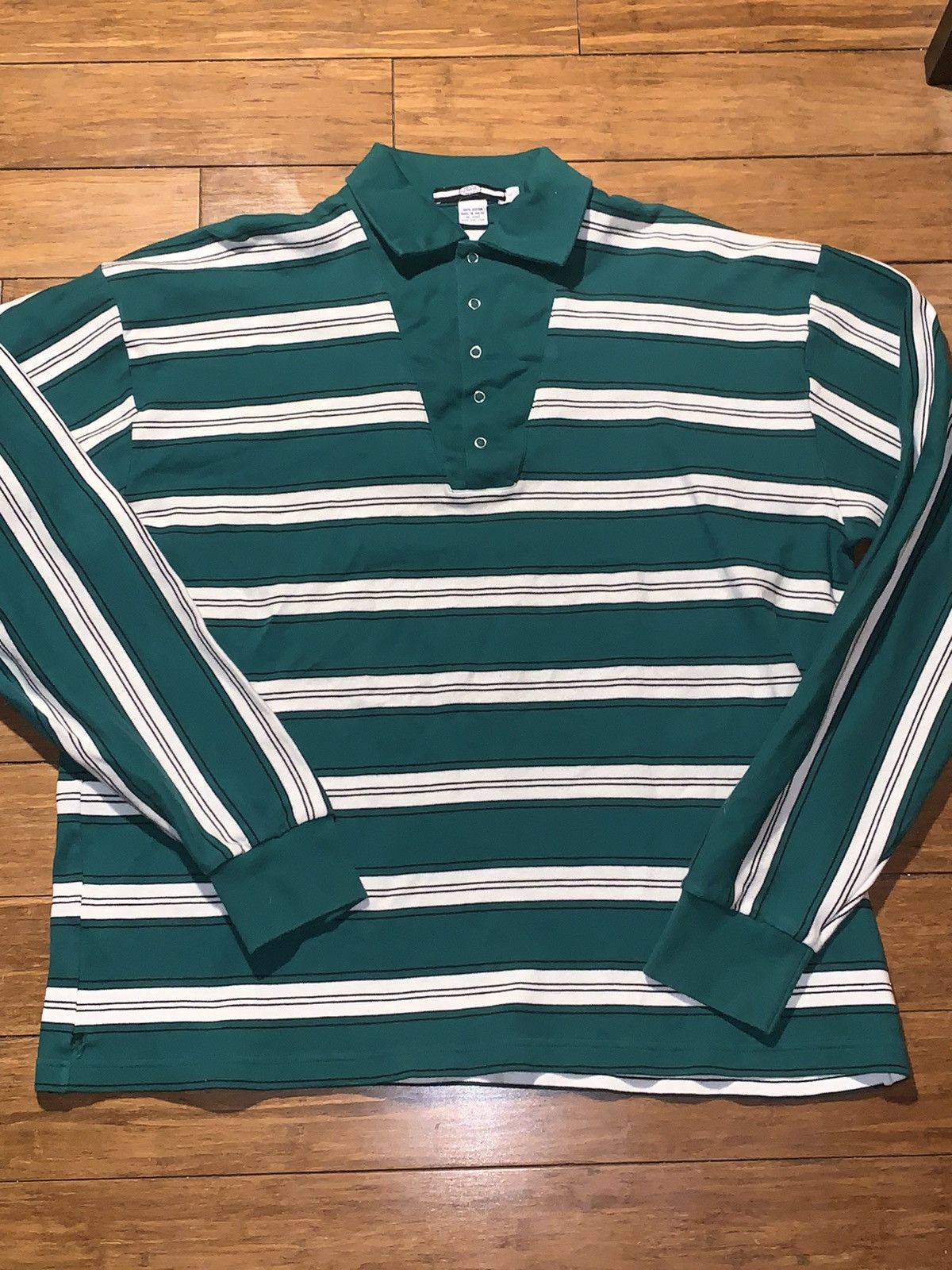 Marithe + Francois Girbaud Vintage girbaud long sleeve polo Size US XL / EU 56 / 4 - 1 Thumbnail