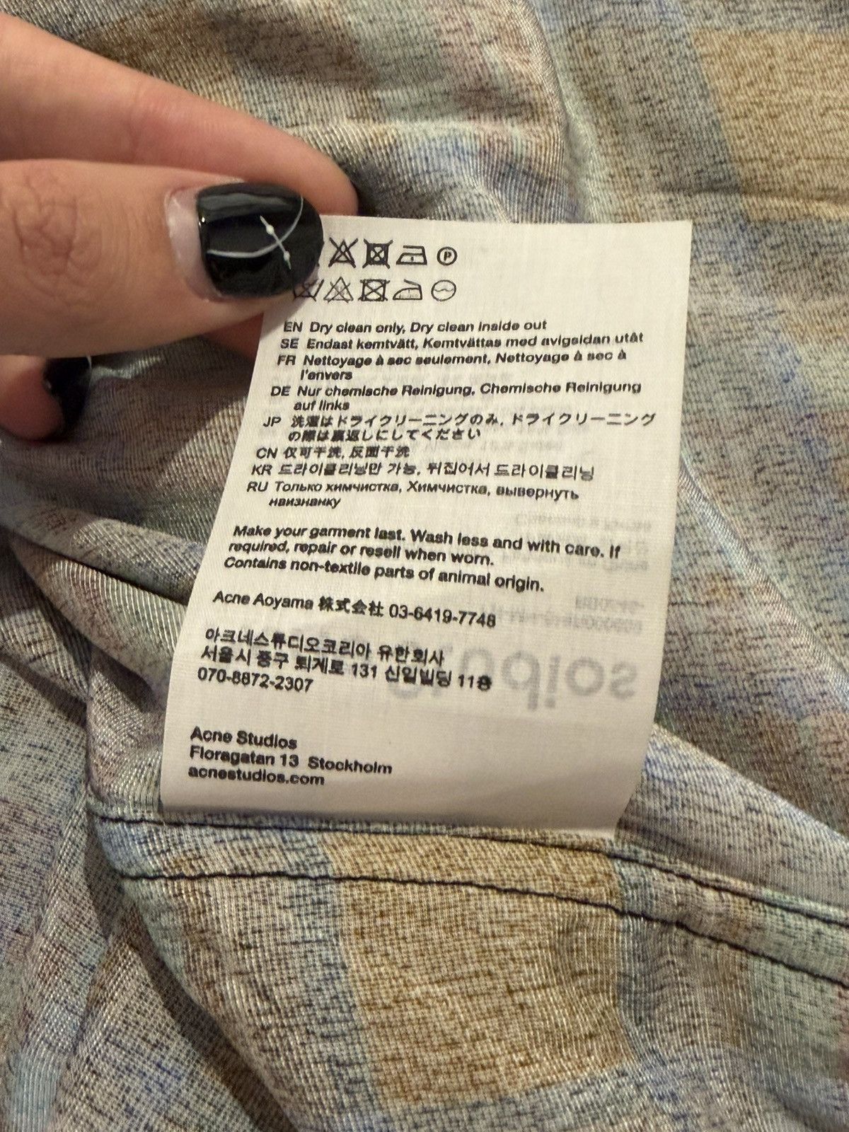 Acne Studios 1100$ ACNE STUDIOS PLAID SHIRT Size US M / EU 48-50 / 2 - 5 Thumbnail