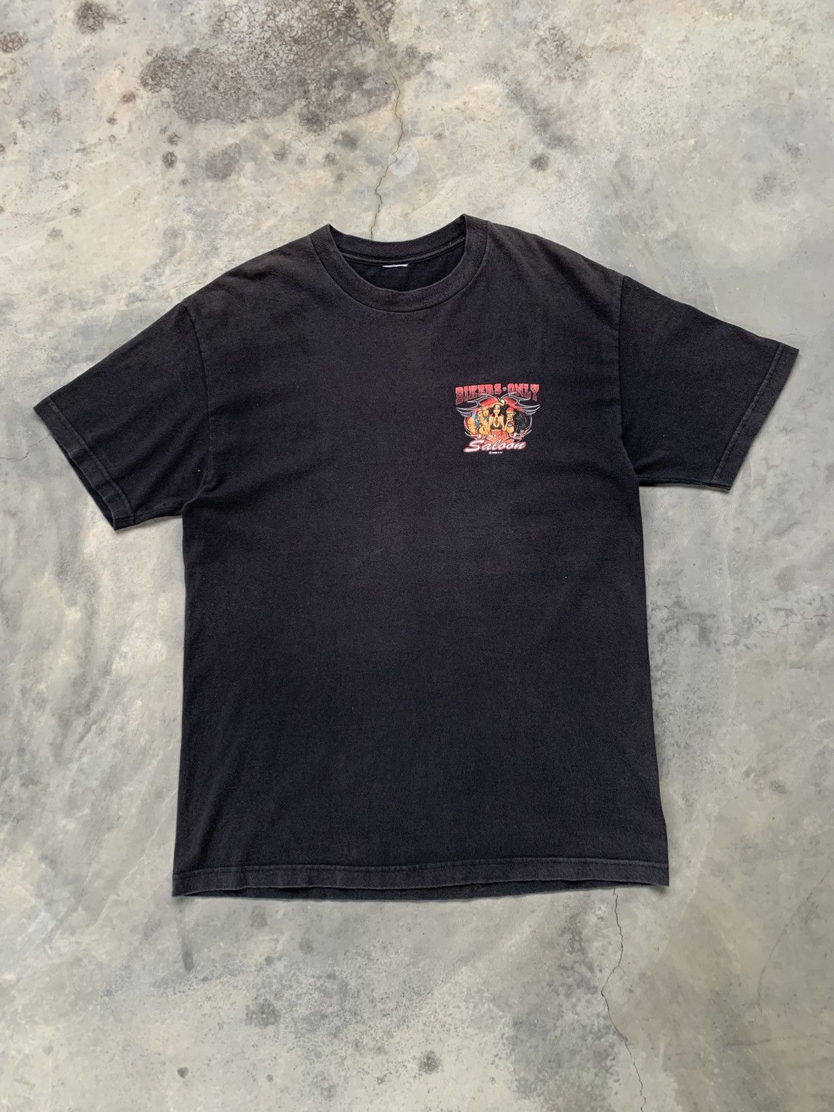 Vintage Vintage Saleem Bikers Saloon Only Erotic Nude Club Tshirt Size US L / EU 52-54 / 3 - 2 Thumbnail