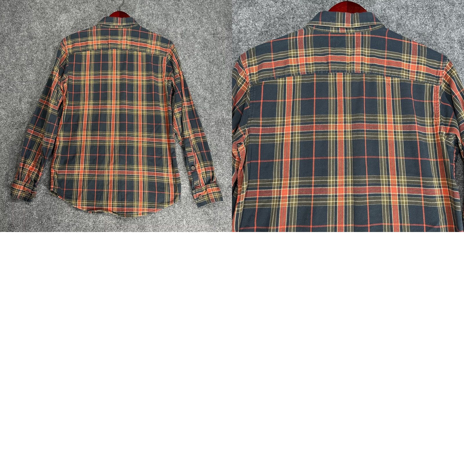 Vintage Columbia Shirt Mens S Blue Orange Cotton Stretch Button Down Pocket Logo Size US S / EU 44-46 / 1 - 8 Thumbnail