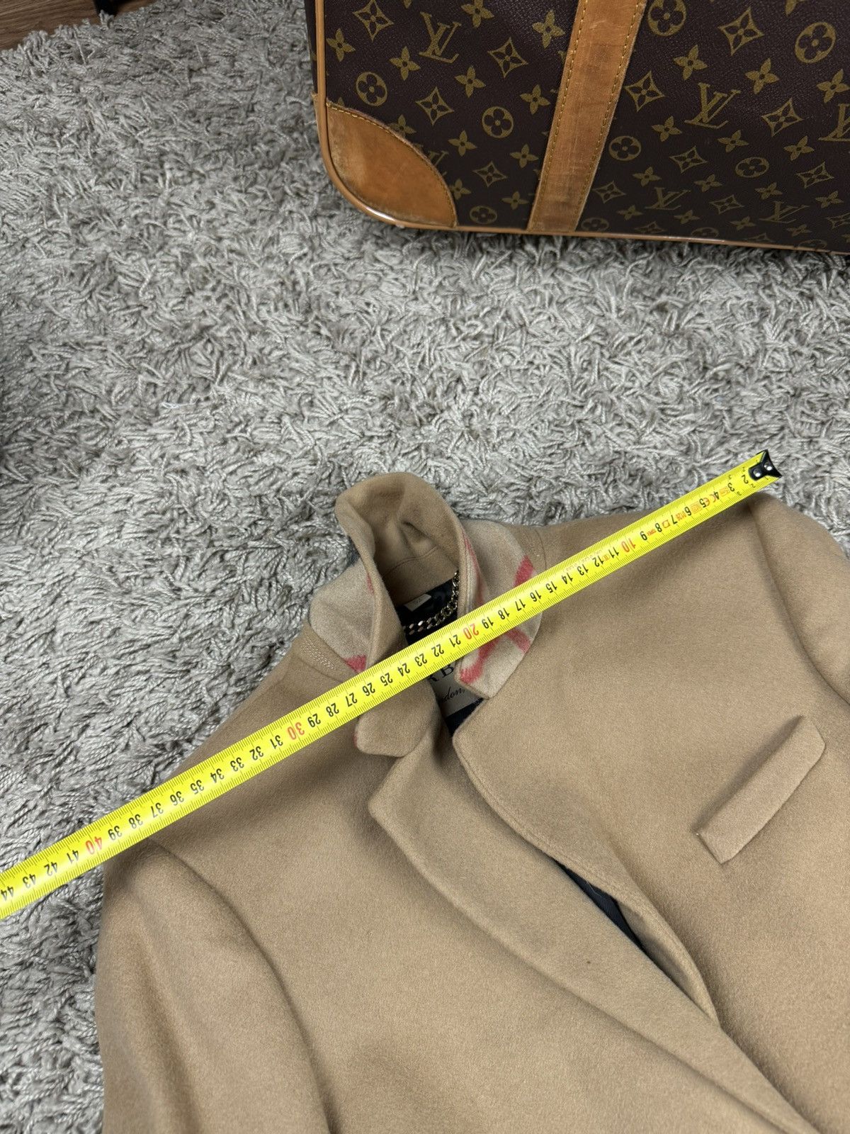Burberry Cashmere coat Burberry Camel original streetwear luxury item Size S / US 4 / IT 40 - 8 Thumbnail