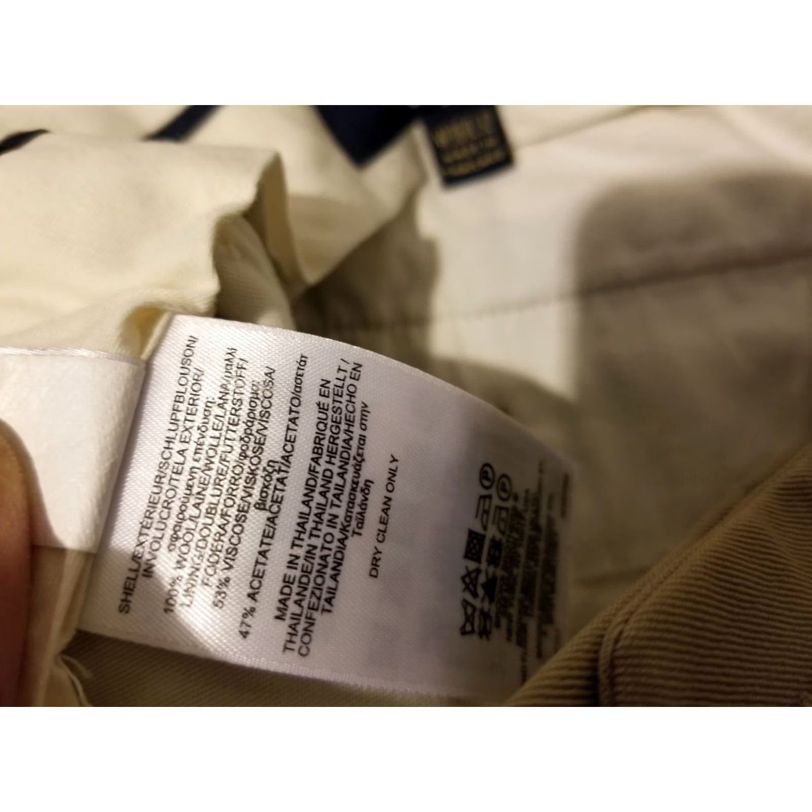 Brooks Brothers Brooks Brothers Wool Dress Pants 36x32 Cotton Slack Khaki Chino Trouser 35x32 Size US 36 / EU 52 - 6 Thumbnail