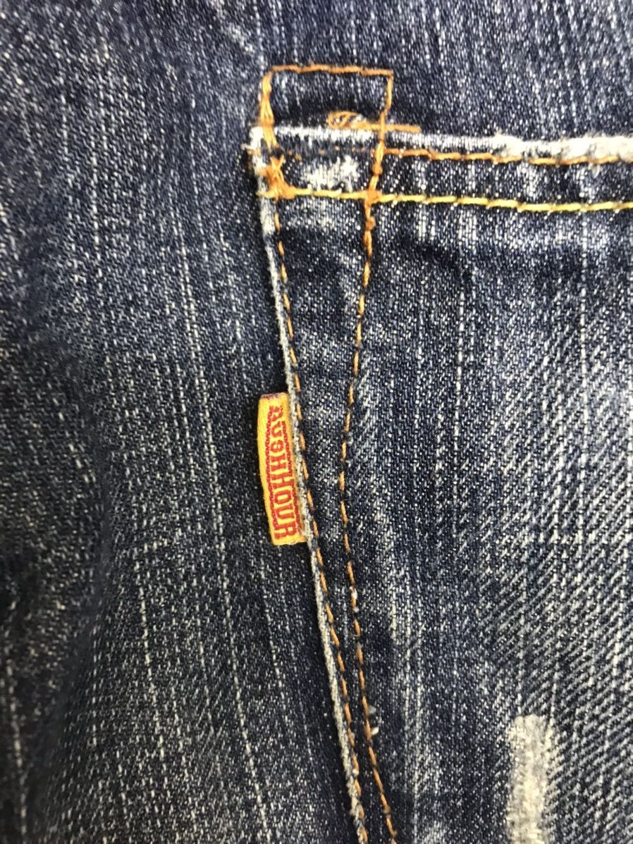 Japanese Brand RUSH HOUR Japan Painter Distressed Patchwork Jeans Size US 32 / EU 48 - 12 Thumbnail