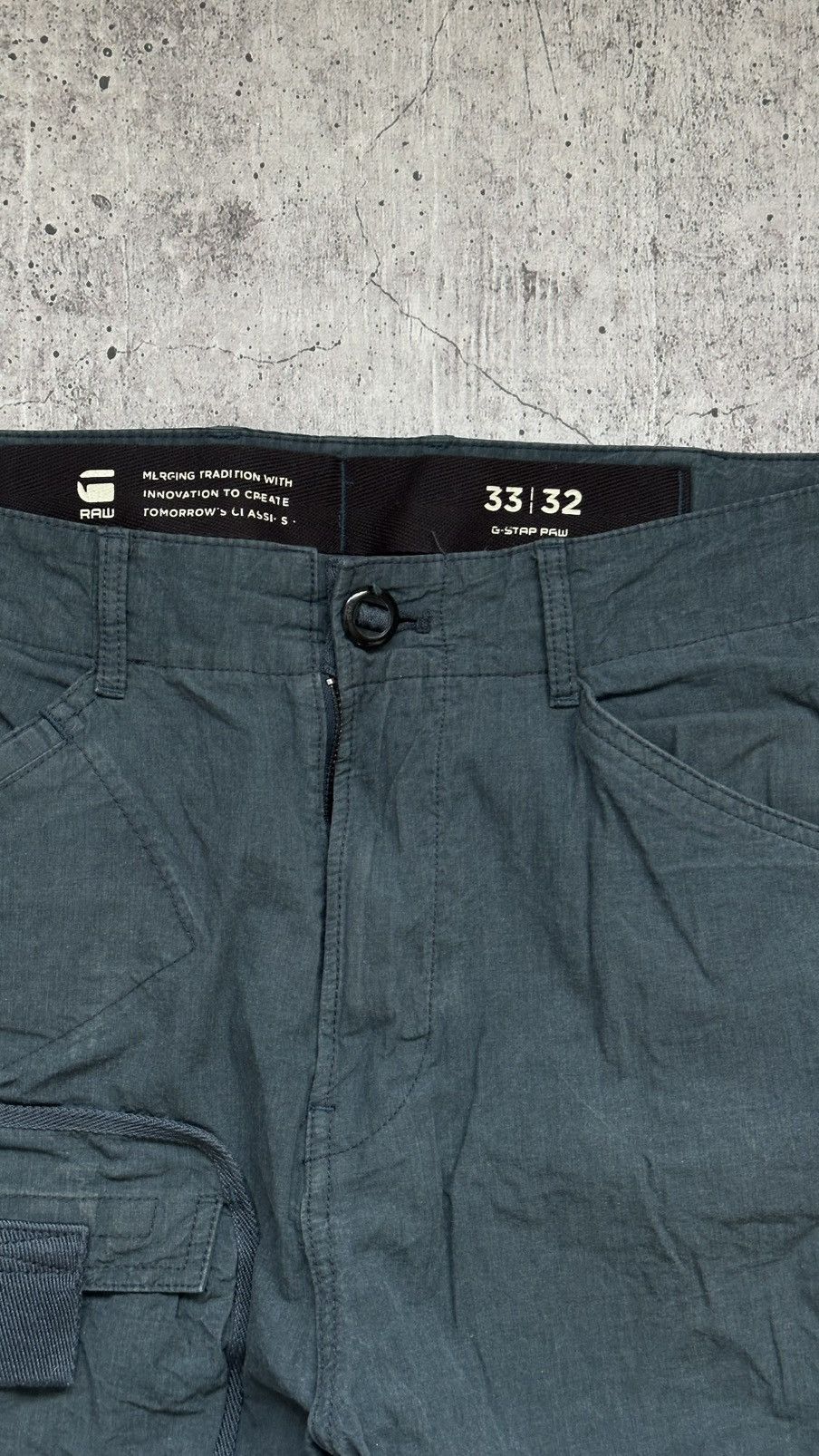 G-Star G Star Raw 3D Regular Tapered Cargo Y2K Pants Size US 33 - 8 Thumbnail