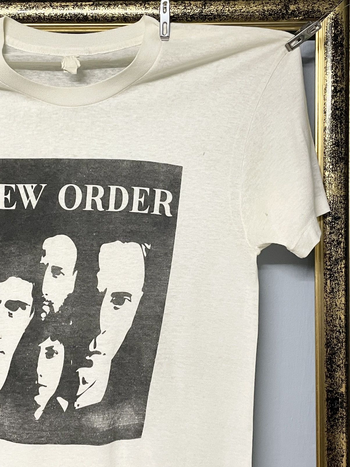 Vintage Vintage 80s New Order Post Punk Single Stitch Rare Find Tee Size US M / EU 48-50 / 2 - 5 Thumbnail