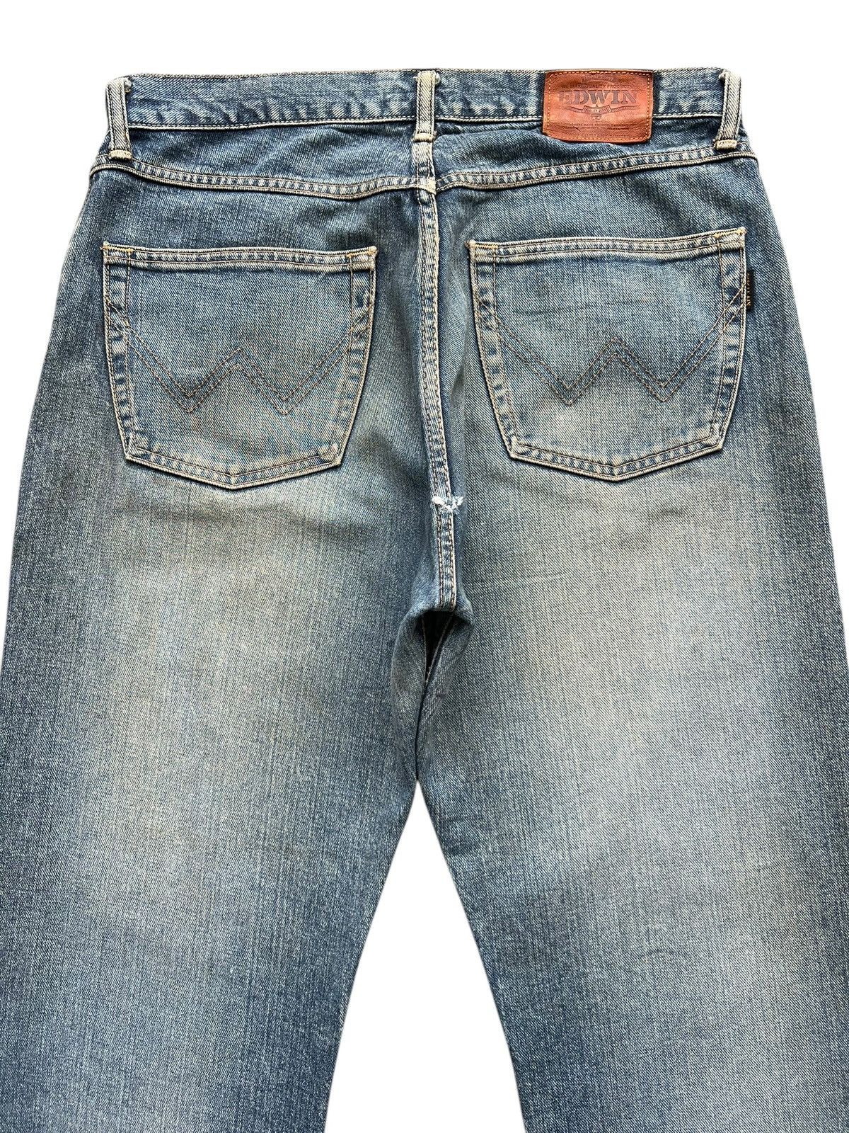 Edwin Vintage Edwin Baggy Distressed Mudwash Denim Jeans 34x31 Size US 34 / EU 50 - 5 Thumbnail