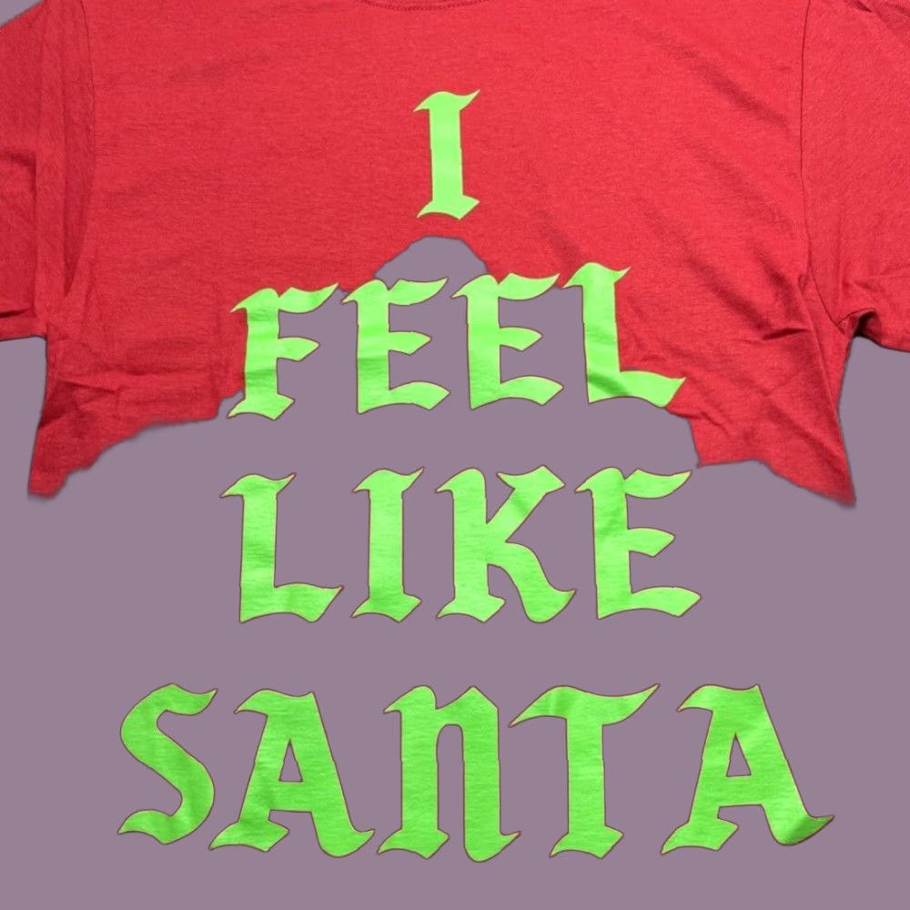 Vintage Rue21 T-Shirt Womens S Red I Feel Like Santa Short Sleeve 100% Cotton New Size S / US 4 / IT 40 - 1 Thumbnail