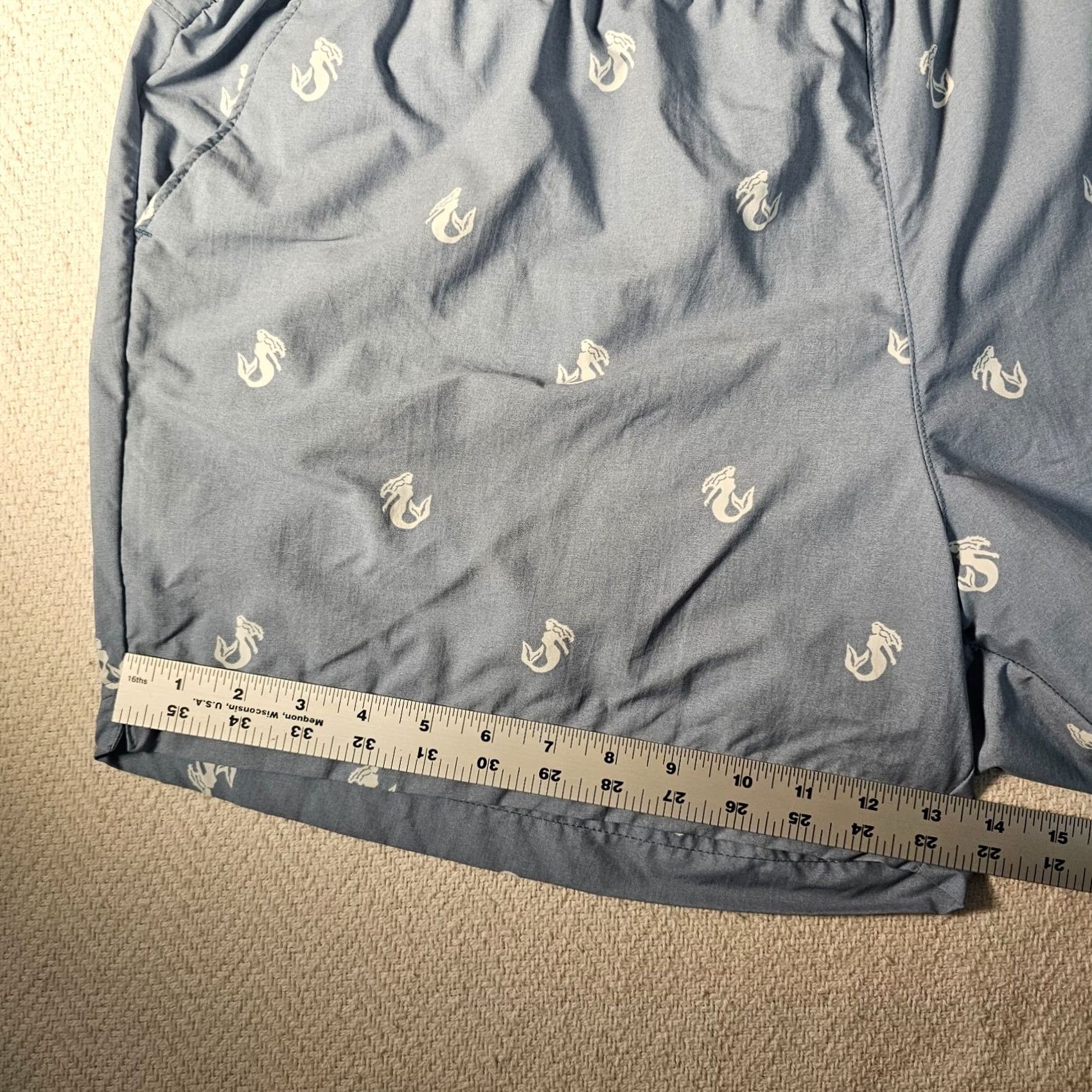 Vintage VINTAGE Columbia PFG Men’s Shorts MERMAID Swim Trunks XL SEAFOAM GREEN Inseam 5" Size US 36 / EU 52 - 6 Thumbnail