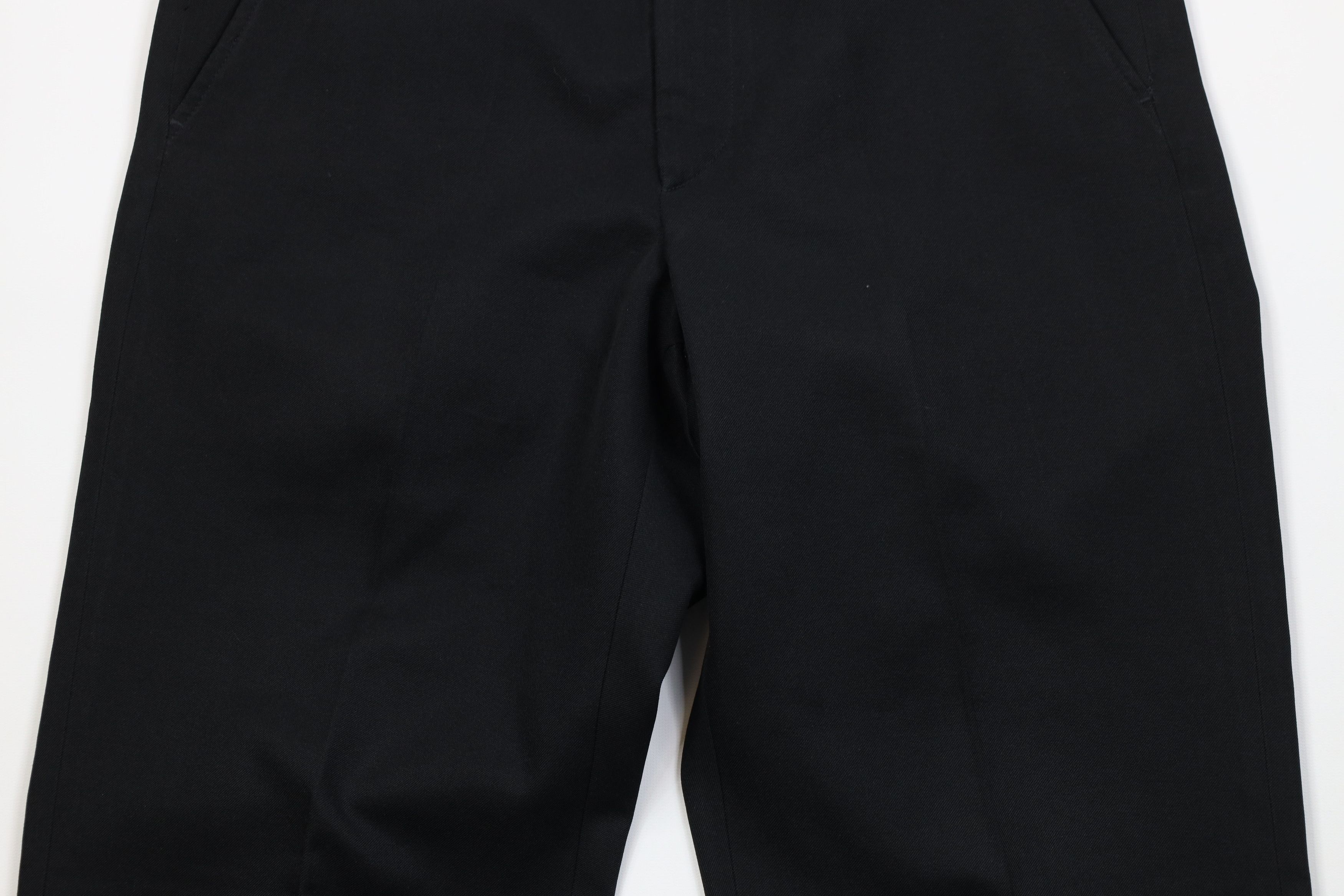 Vintage Vintage 70s Streetwear Flared Wide Leg Chino Pants Black USA Size US 32 / EU 48 - 3 Thumbnail
