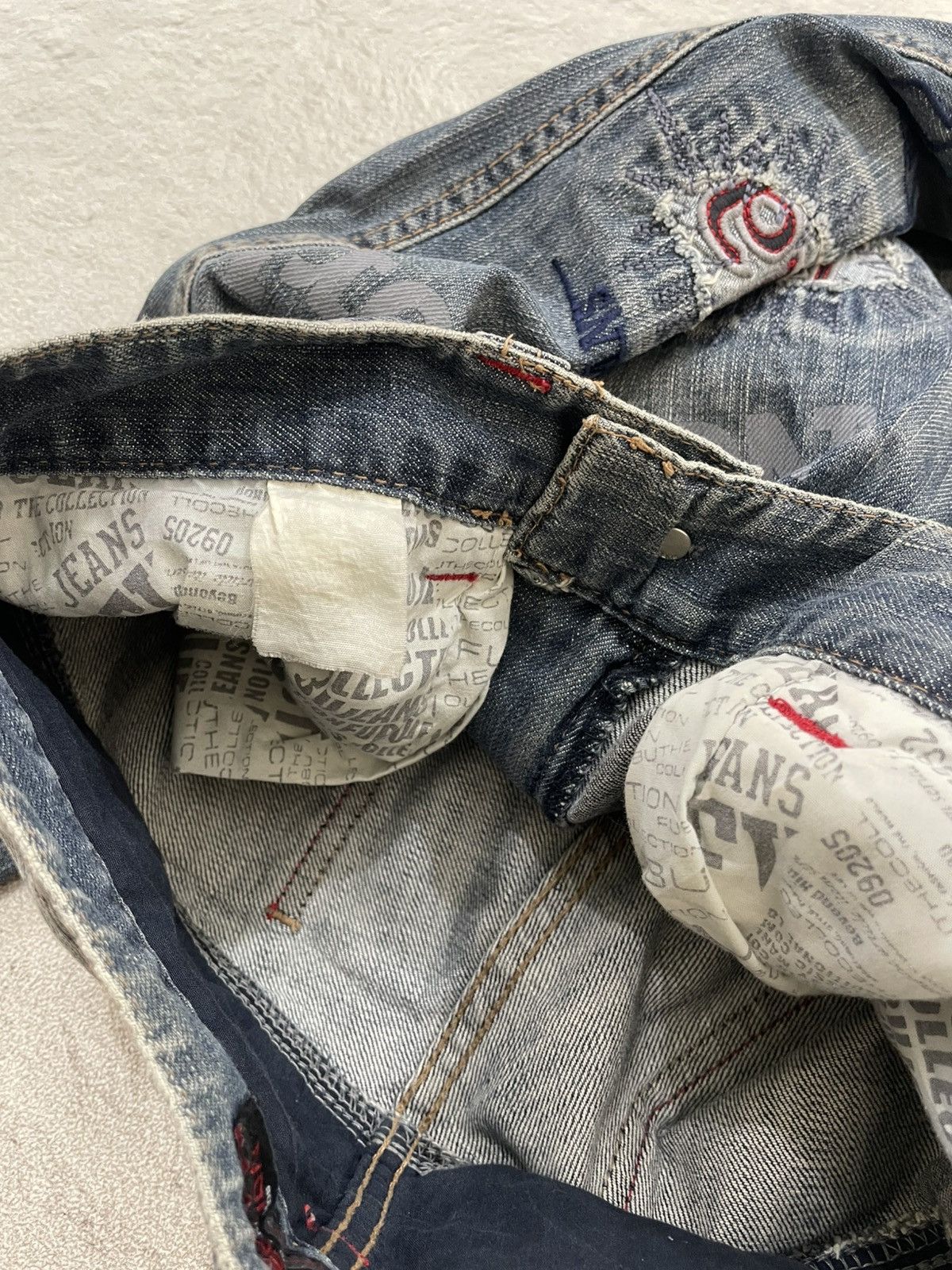 Fubu 2000s Fubu Retro Denim Embroidered Y2K Size US 27 - 8 Thumbnail