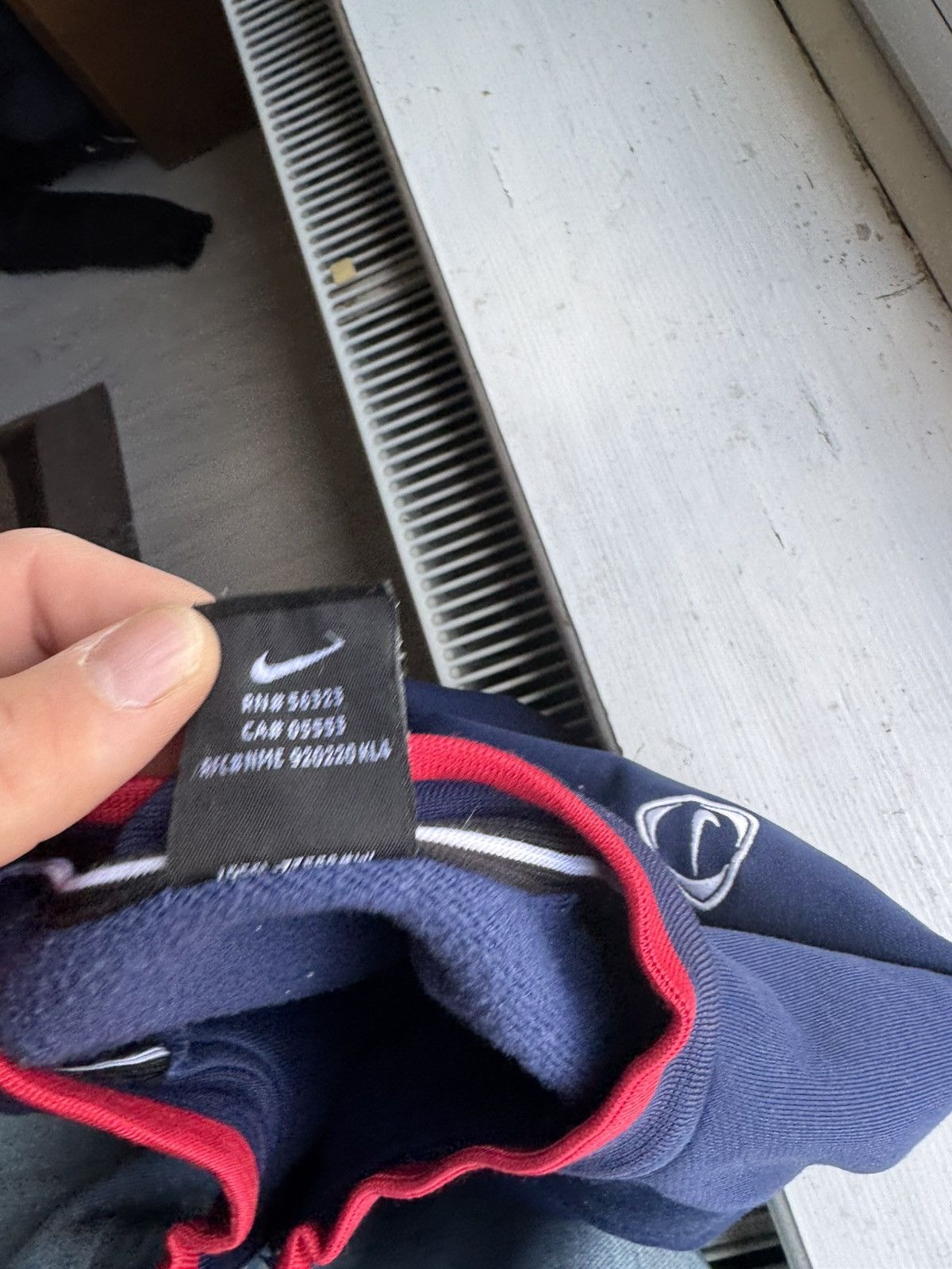 Nike Vintage Nike x Paris Saint-Germain Quarter Zip Sweatshirt 00 Size US L / EU 52-54 / 3 - 10 Thumbnail