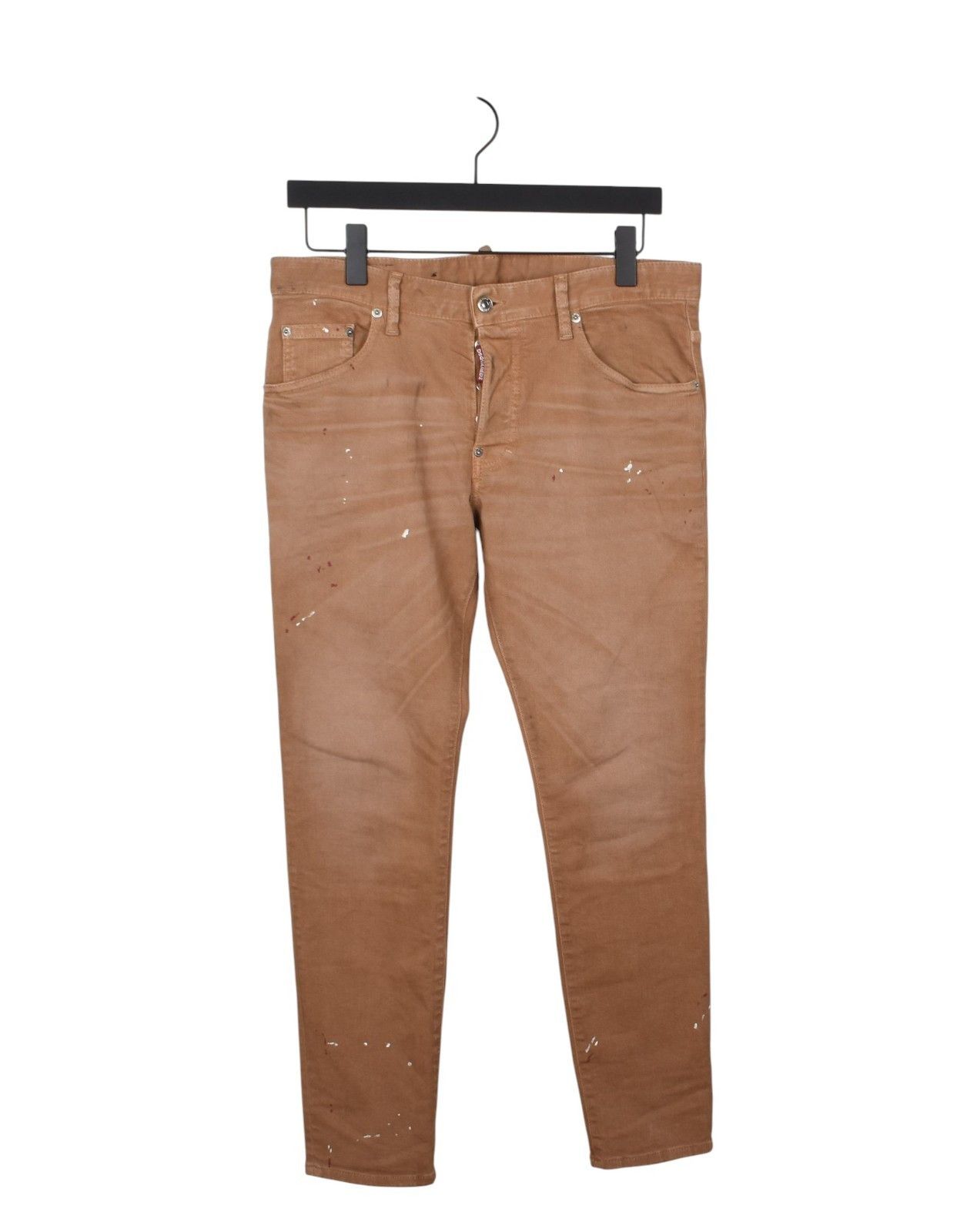 Dsquared2 Dsquared2 Men Jeans Tapered Paint Splashed Skater 50, S1707 Size US 33 - 1 Thumbnail