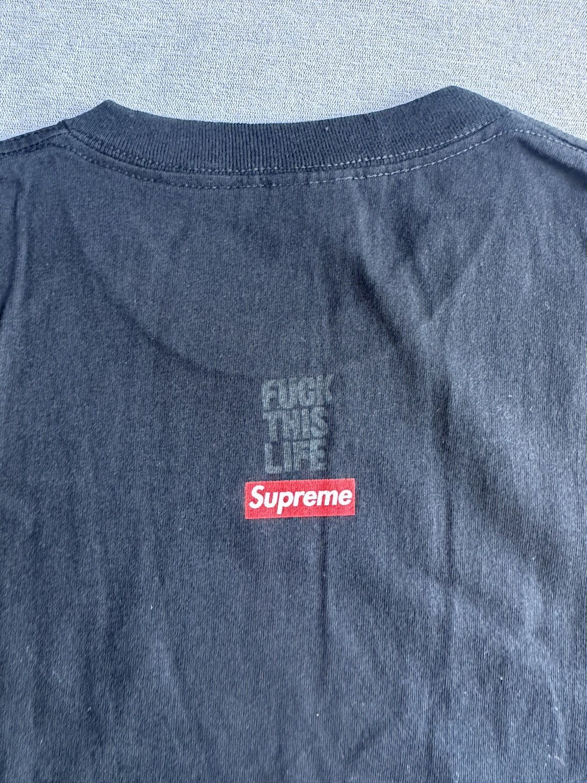 Supreme Supreme 2008 fuck this life tee T-shirt Size US M / EU 48-50 / 2 - 4 Thumbnail