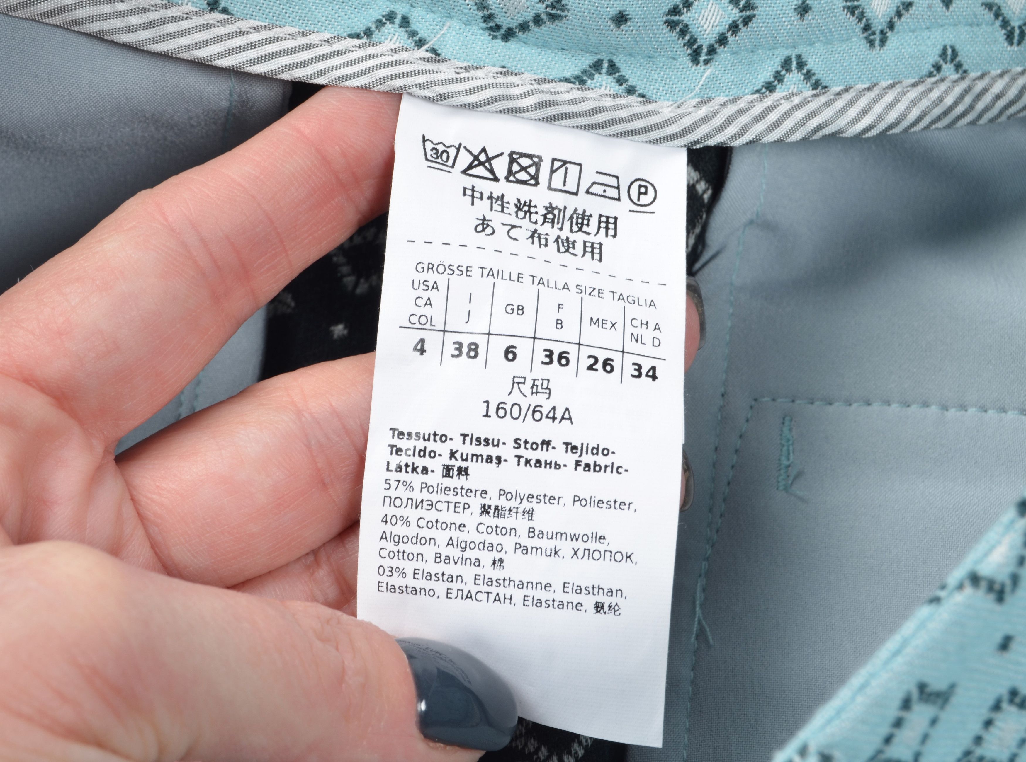 Max Mara Weekend Max Mara Blue Cigarette Fit Trousers Pants Size 28" / US 6 / IT 42 - 6 Thumbnail