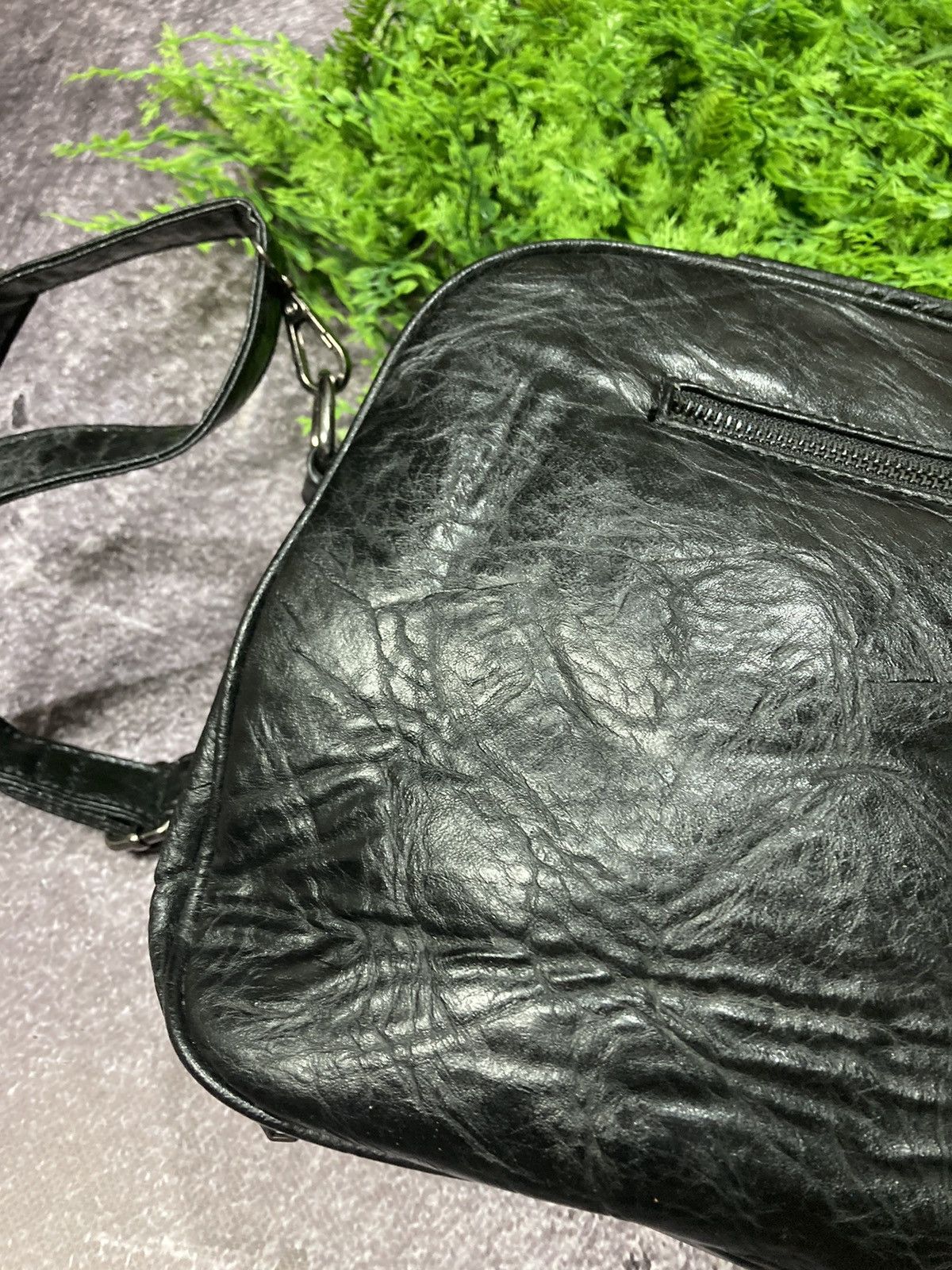 Other Vintage Thomas Wylde Metal Skull Logo Monogram Leather Bag Size ONE SIZE - 6 Thumbnail