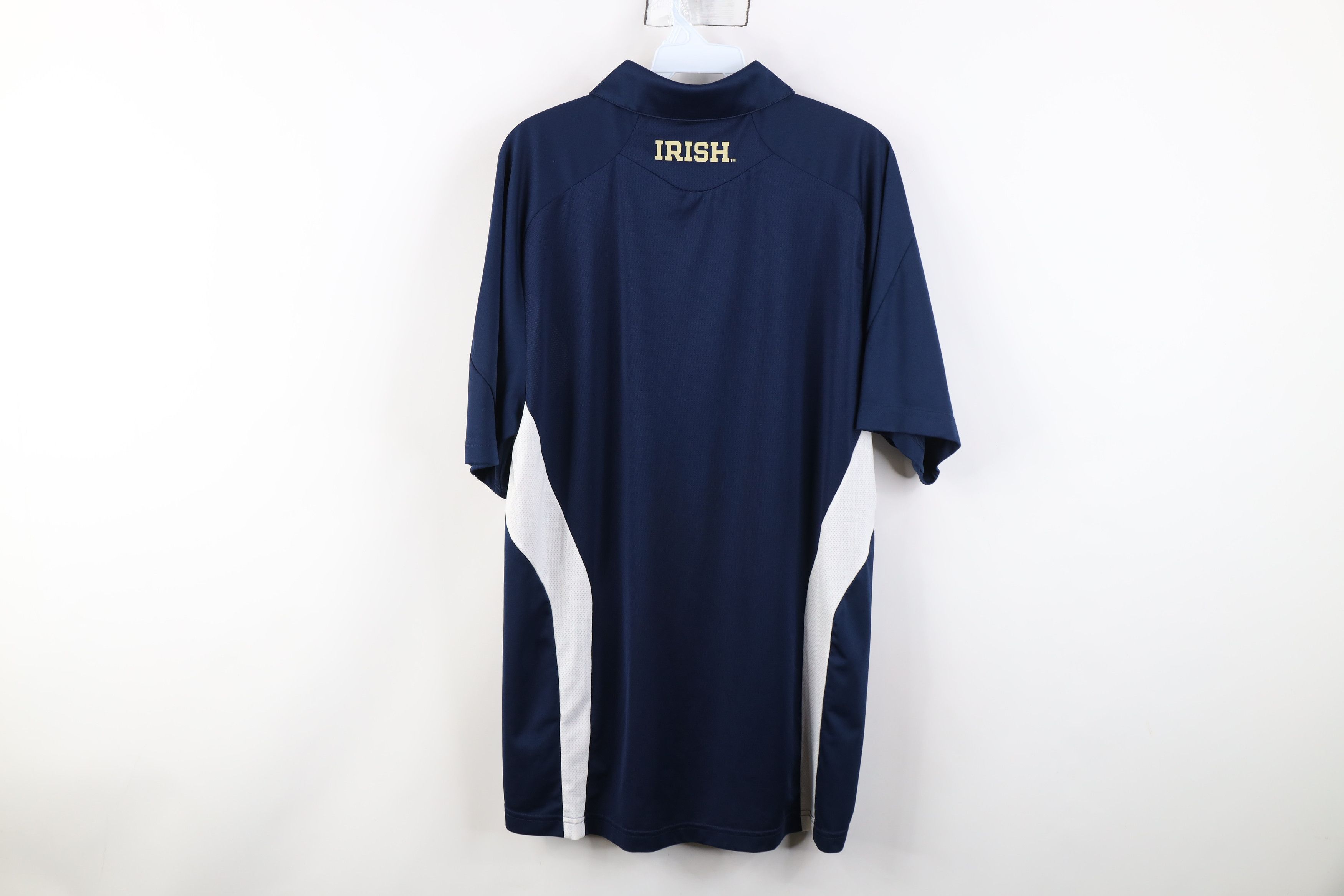 Adidas Adidas Issued Notre Dame University Football Golf Polo Shirt Size US M / EU 48-50 / 2 - 12 Thumbnail