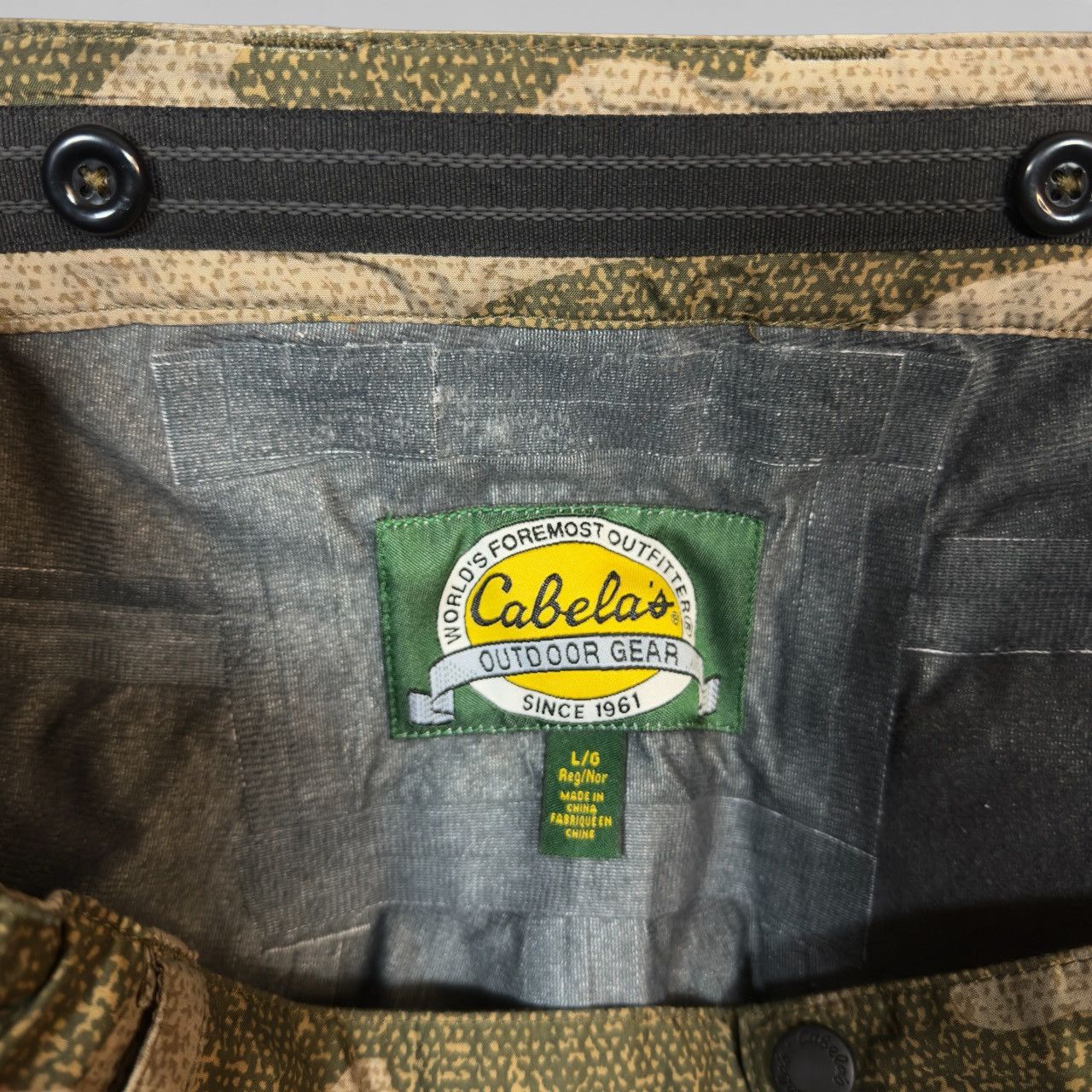 Cabelas Cabelas Gore-Tex Alaskan Guide Waterproof Baggy Camo Pants Size US 36 / EU 52 - 6 Thumbnail