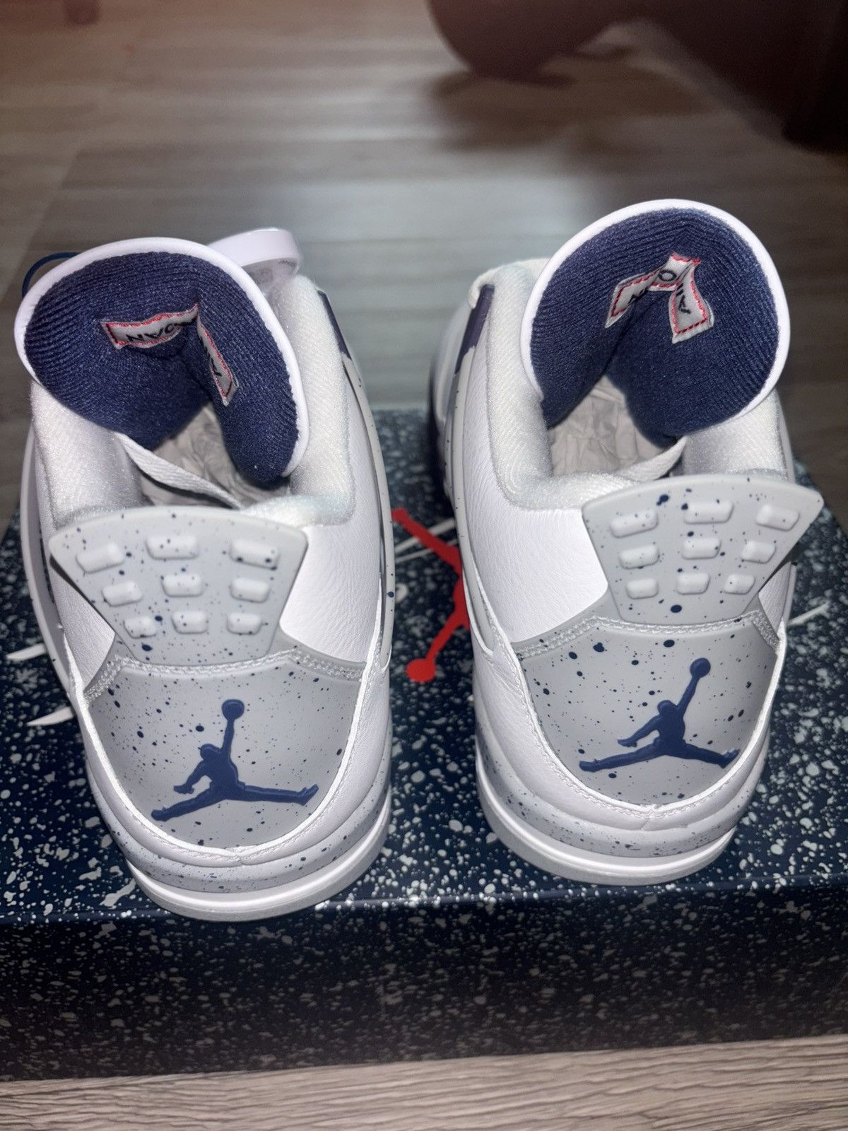 Jordan Brand Jordan 4 Midnight Navy Size US 10 / EU 43 - 4 Thumbnail