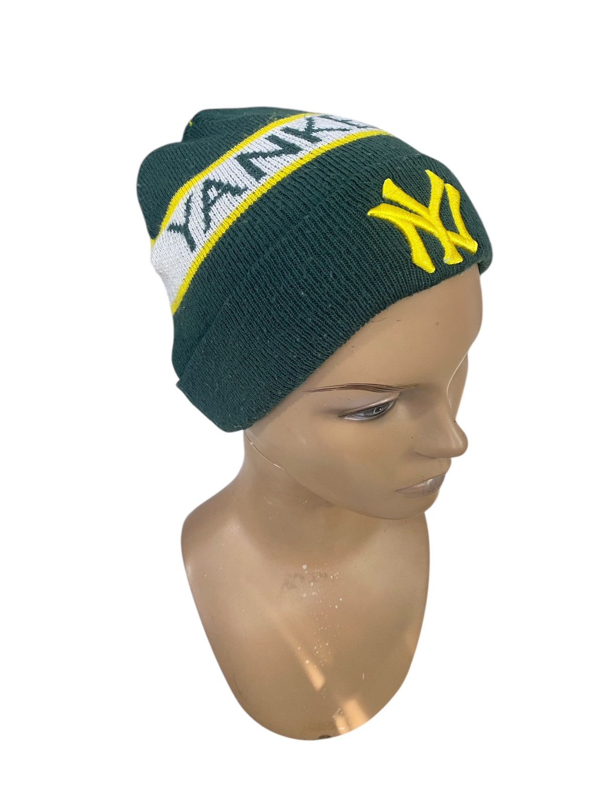 New York Yankees × Vintage 💥NEW YORK YANKEES NY beanie hat cap Size ONE SIZE - 1 Thumbnail
