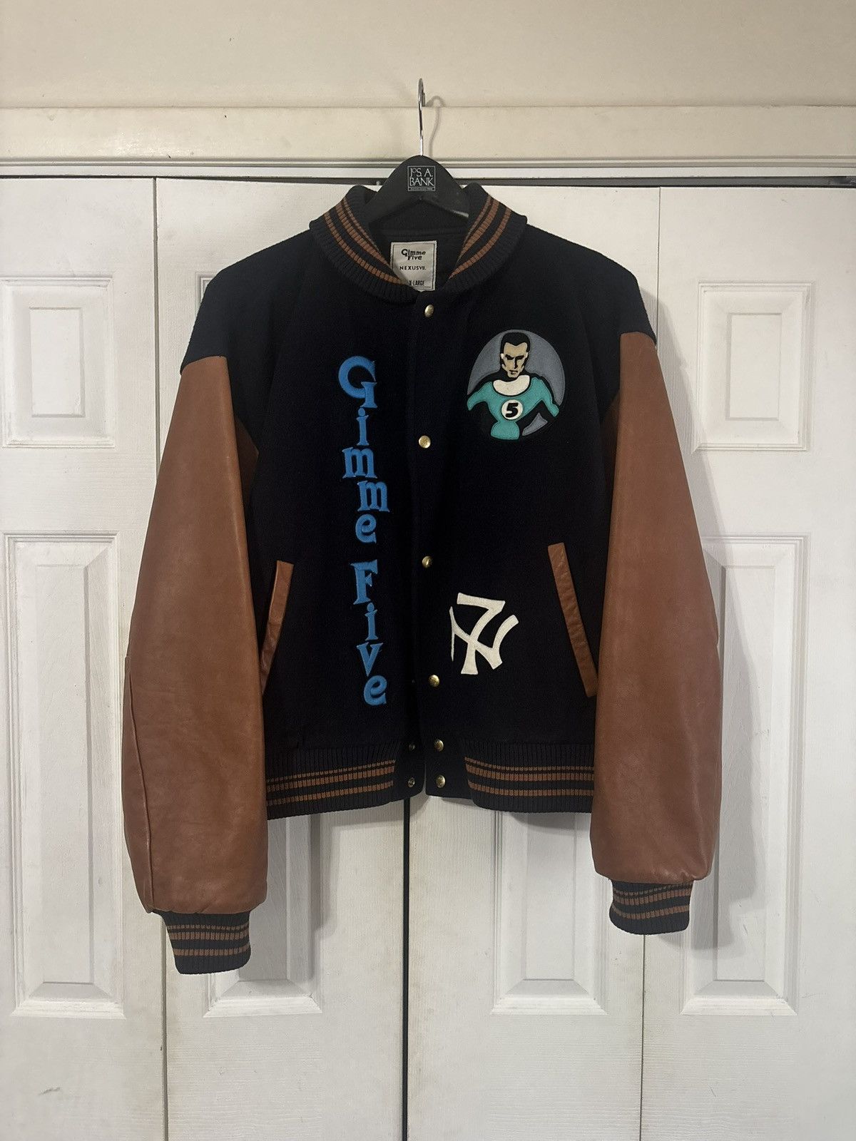 NEXUSVII NEXUS7 x GIMME FIVE Varsity Jacket OG Size US XL / EU 56 / 4 - 1 Thumbnail