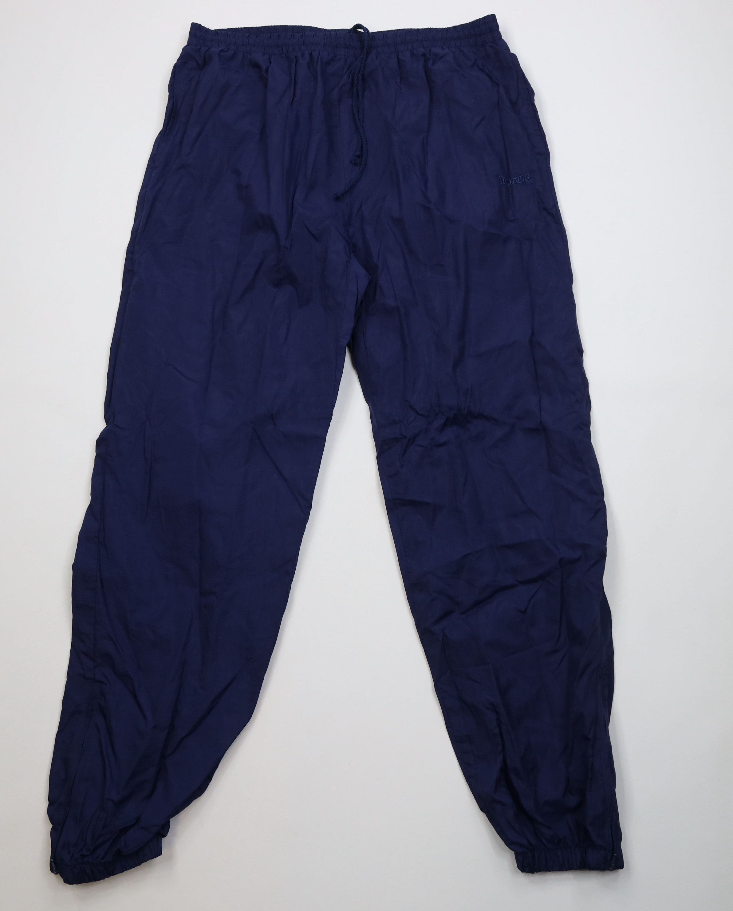 Vintage Vintage 90s Streetwear Lined Windbreaker Joggers Pants Blue Size US 36 / EU 52 - 1 Thumbnail