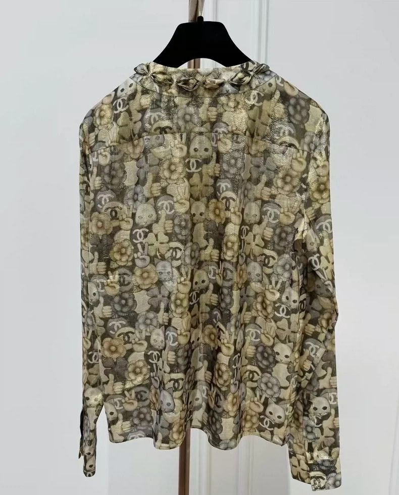 Chanel Chanel The out-of-print golden cat shirt Size XS / US 0-2 / IT 36-38 - 3 Thumbnail