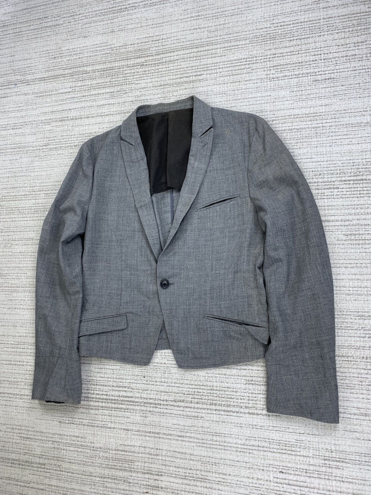 PPFM PPFM Japan Single Button Cropped Blazer Jacket Size US S / EU 44-46 / 1 - 3 Thumbnail