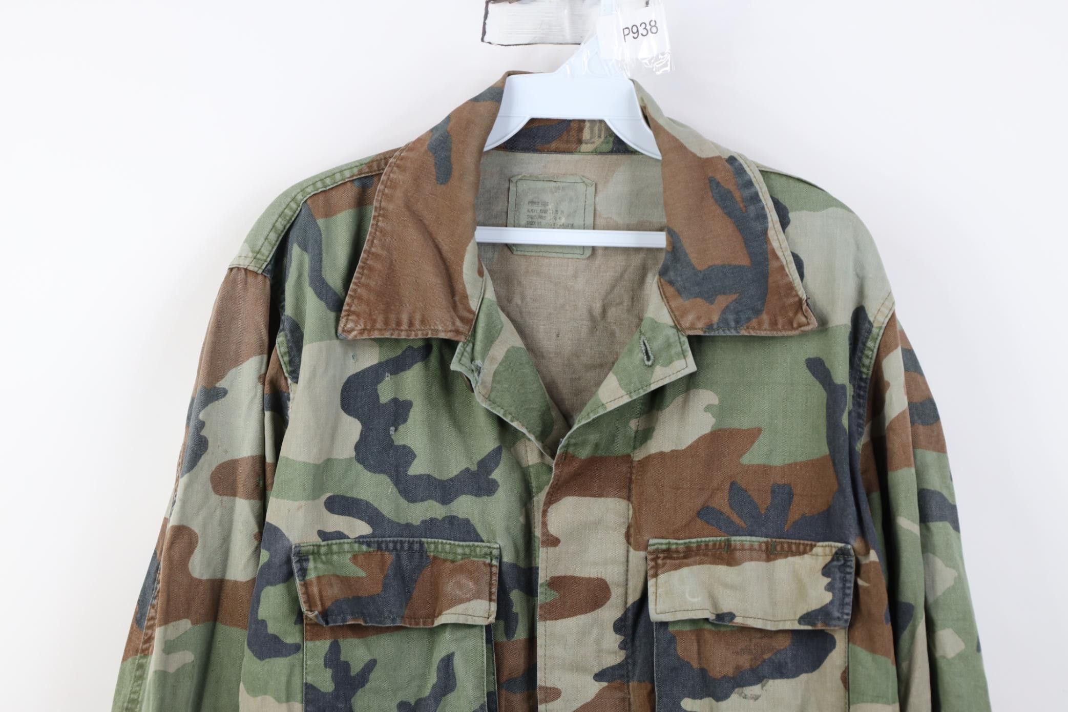 Vintage Vintage 80s USGI Long Woodland Camouflage Combat Coat Jacket Size US M / EU 48-50 / 2 - 2 Thumbnail