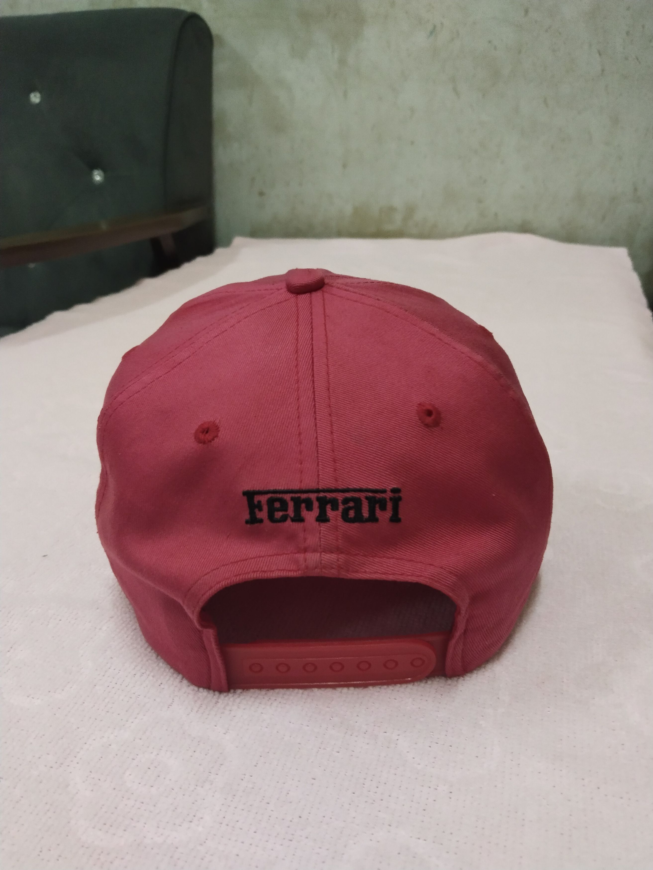 Ferrari VINTAGE BIG LOGO FERRARI RACING CAP HAT Size ONE SIZE - 4 Thumbnail