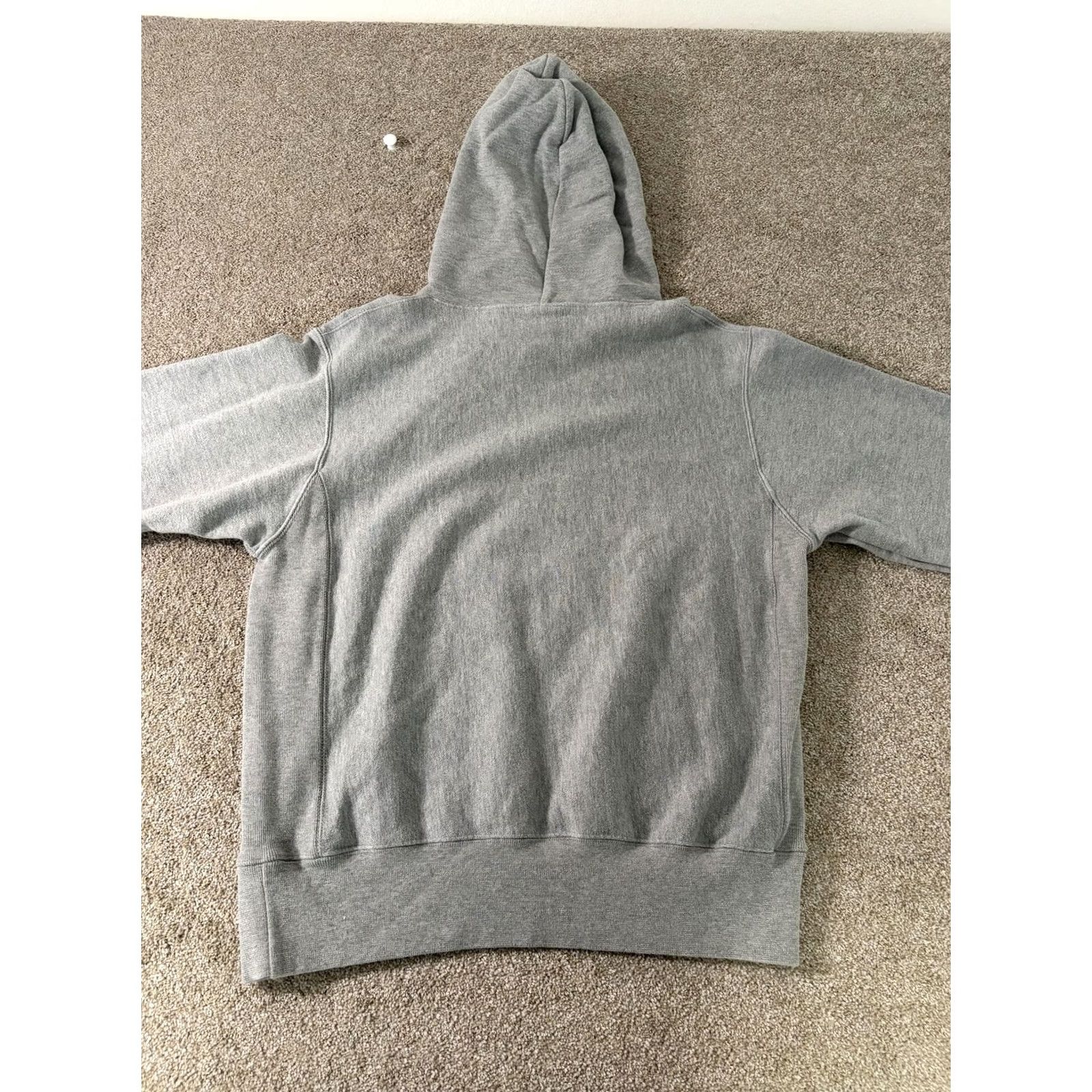 Champion Champion Reverse Weave Hoodie Mens M Gray Graphic Logo Fleece Sweatshirt Size US M / EU 48-50 / 2 - 7 Thumbnail