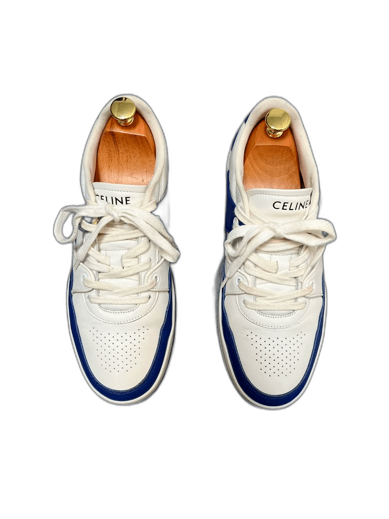 Celine Celine Low-top Sneakers Blue and White Size US 10.5 / EU 43-44 - 1 Thumbnail