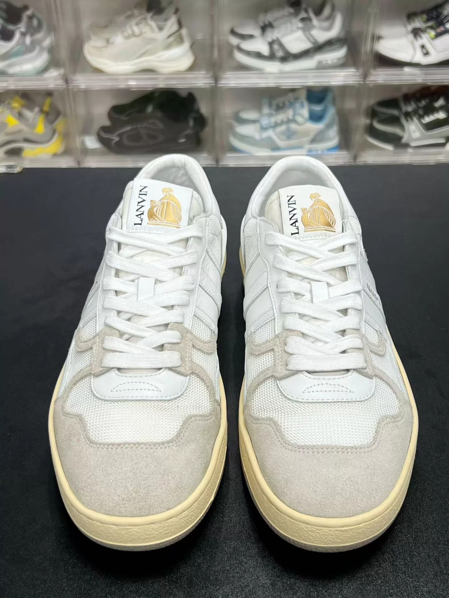 Lanvin Lanvin Clay Low Top Sneaker White Size 44 Like New Size US 11 / EU 44 - 2 Thumbnail