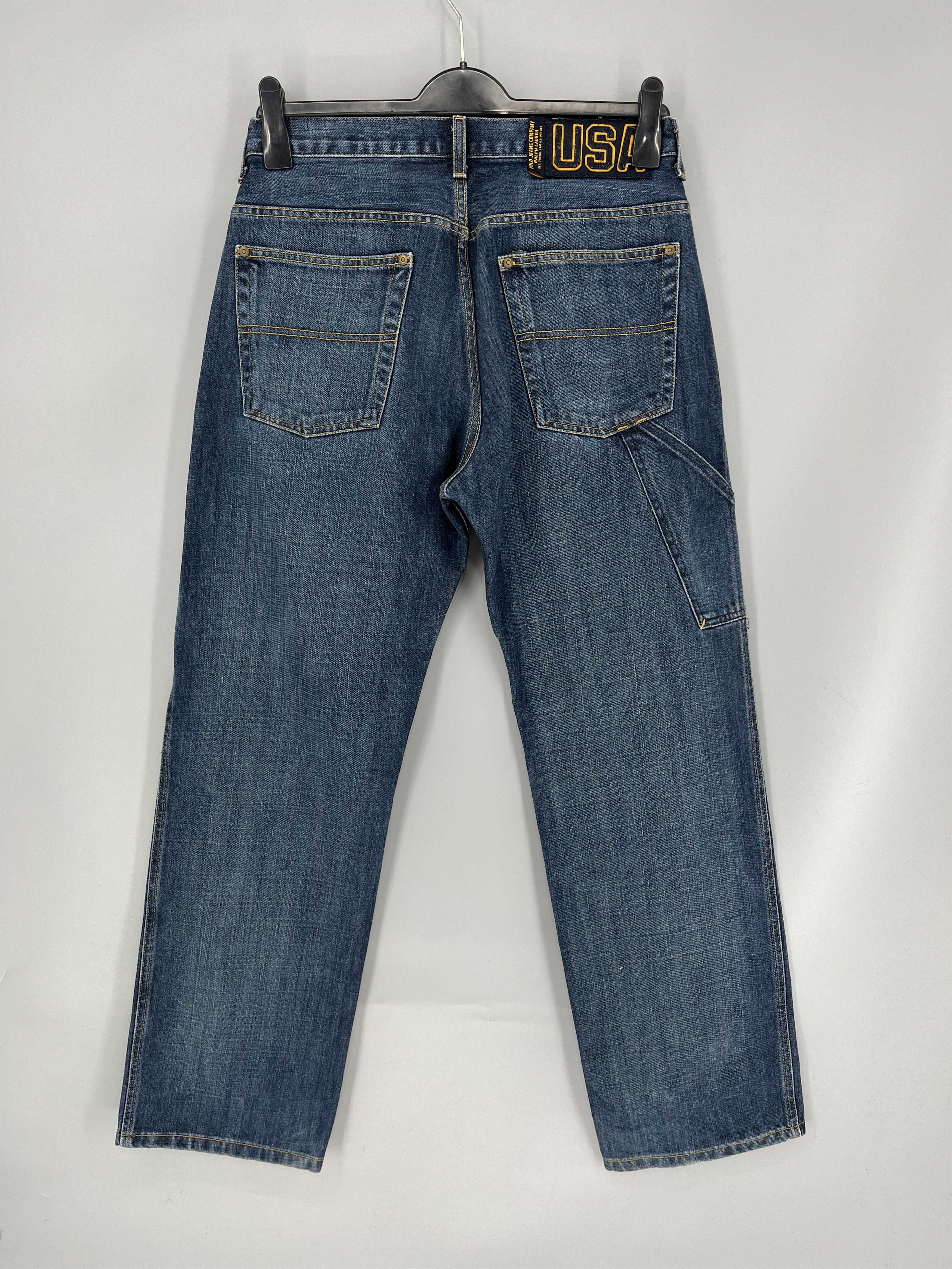 Polo Ralph Lauren Rare Vintage POLO RALPH LAUREN Made In USA Denim Jeans Size US 32 / EU 48 - 7 Thumbnail