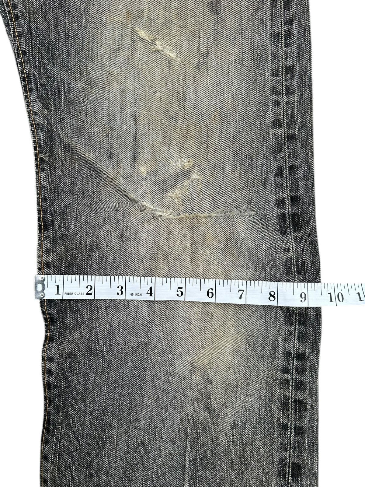 Kapital Thrashed Vintage Edwin 505ZX Selvedge Denim Jeans Size US 31 - 19 Thumbnail