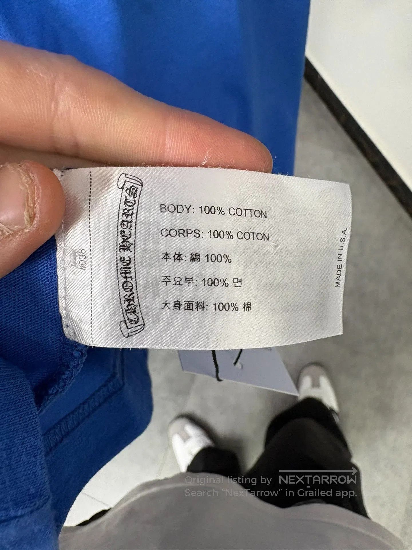 Chrome Hearts Chrome Hearts Blue Scroll Short. Size US M / EU 48-50 / 2 - 6 Thumbnail