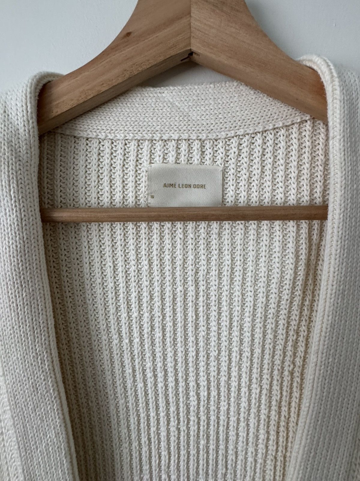 Aime Leon Dore Aime Leon Dore Shaker Stitch Cardigan Size US S / EU 44-46 / 1 - 3 Thumbnail