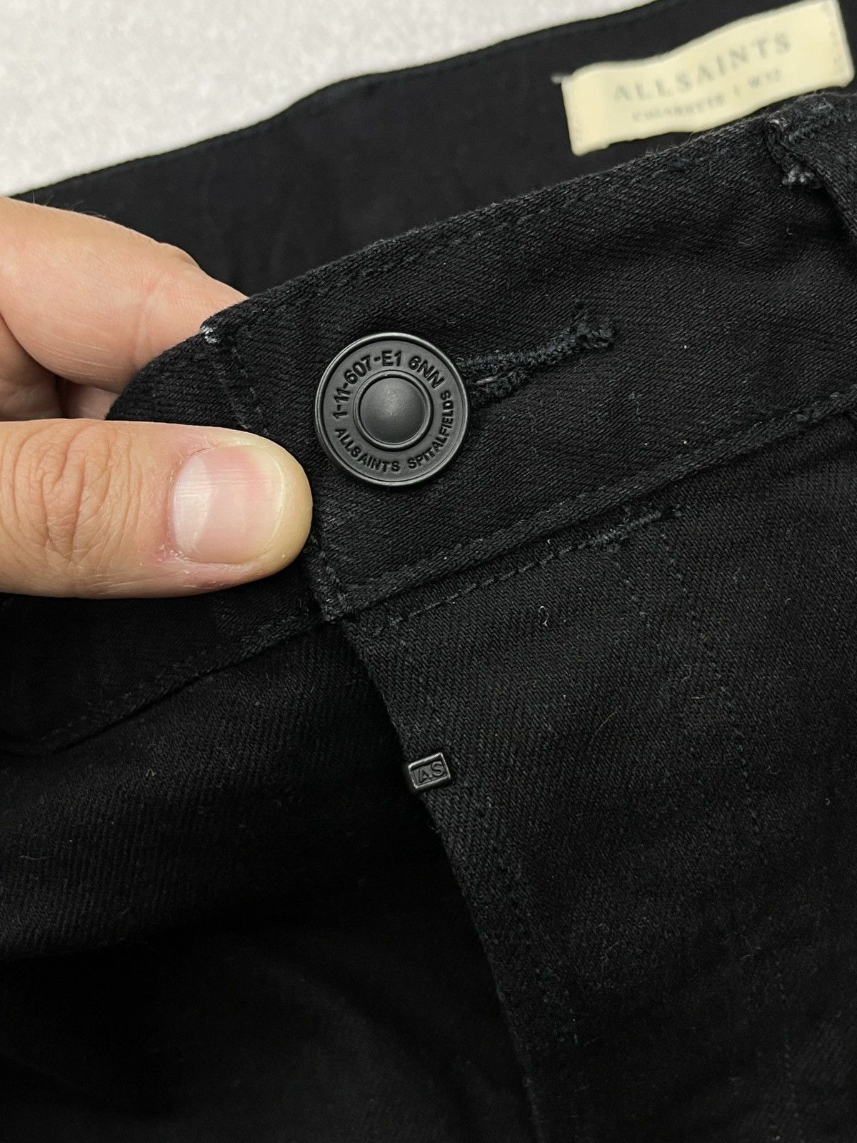 Allsaints Mens AllSaints Cigarette Block Denim Jeans Size 32 Size US 32 / EU 48 - 10 Thumbnail