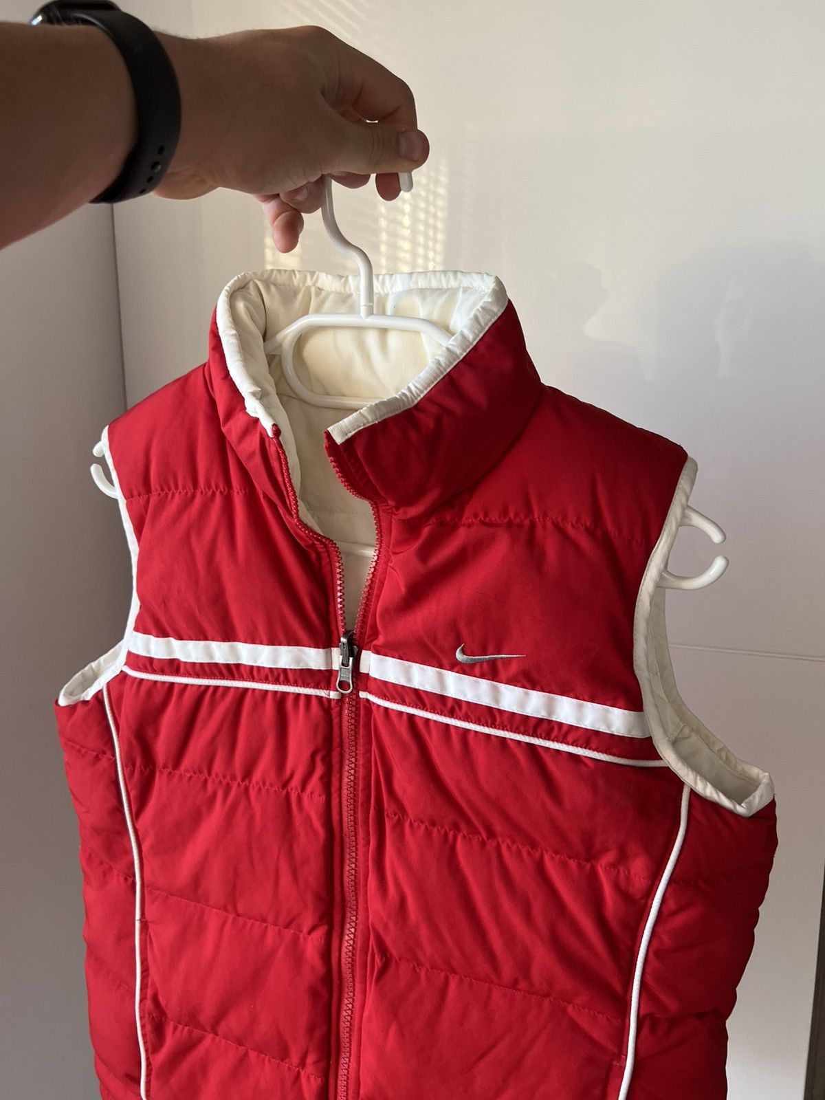 Vintage ‼️Vintage Embroidered Swoosh Logo Insulated Reversible Vest‼️ Size S / US 4 / IT 40 - 6 Thumbnail
