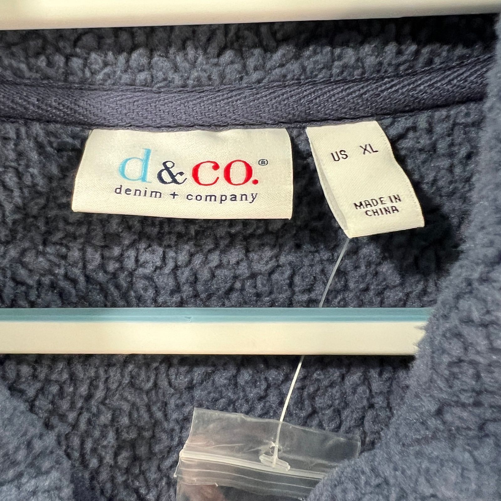 Other Denim & Co. Plaid Print Sherpa Lined Fleece Zip & Snap Size XL / US 12-14 / IT 48-50 - 3 Thumbnail