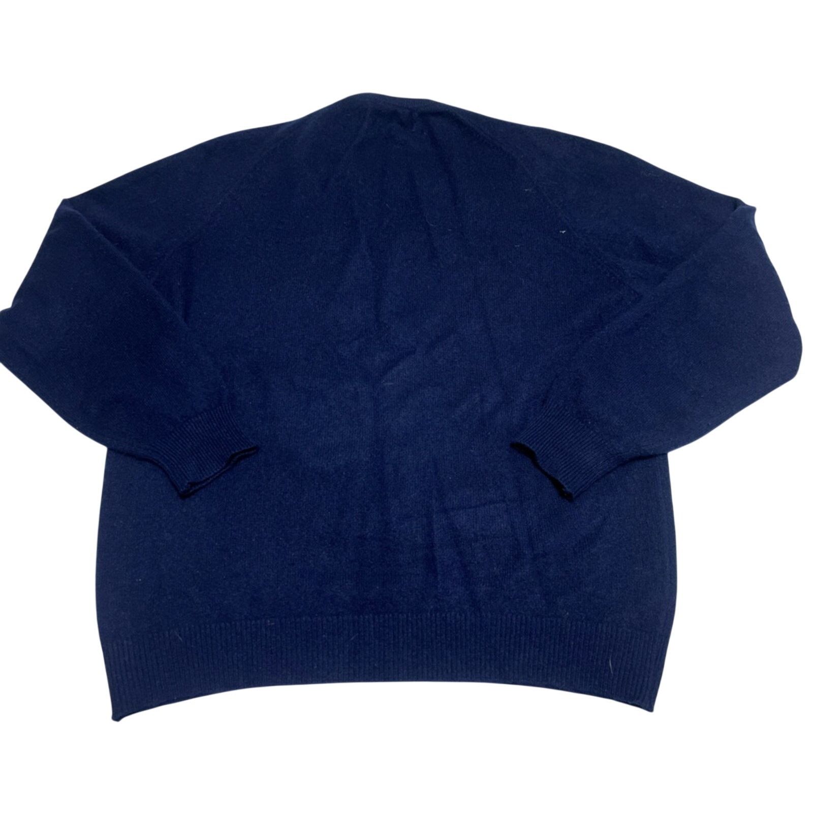 Lyle & Scott VINTAGE LYLE & SCOTT 100% Cashmere V-neck Sweater SCOTLAND Size US XL / EU 56 / 4 - 2 Thumbnail