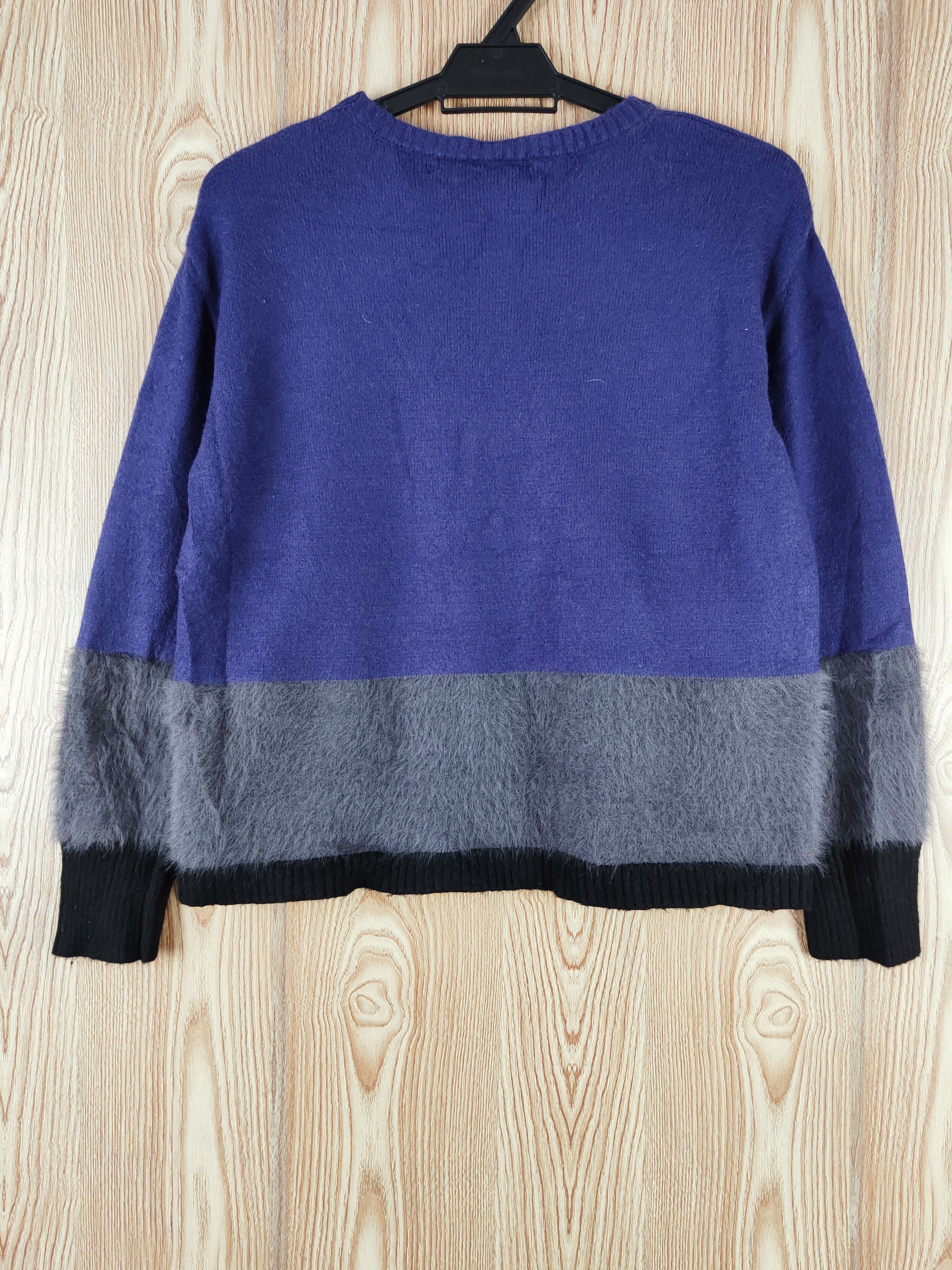 Japanese Brand × Melrose × Vintage Melrose Purple Gray Fur Mohair Knitwear Sweatshirts #w123 Size M / US 6-8 / IT 42-44 - 7 Thumbnail