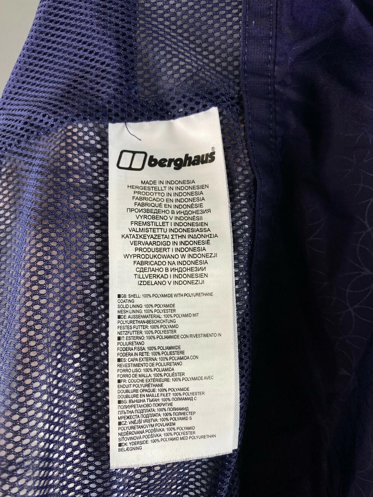 Berghaus Berghaus Navy Blue Full Zip Nylon Windbreaker Jacket Size S Size US S / EU 44-46 / 1 - 10 Thumbnail