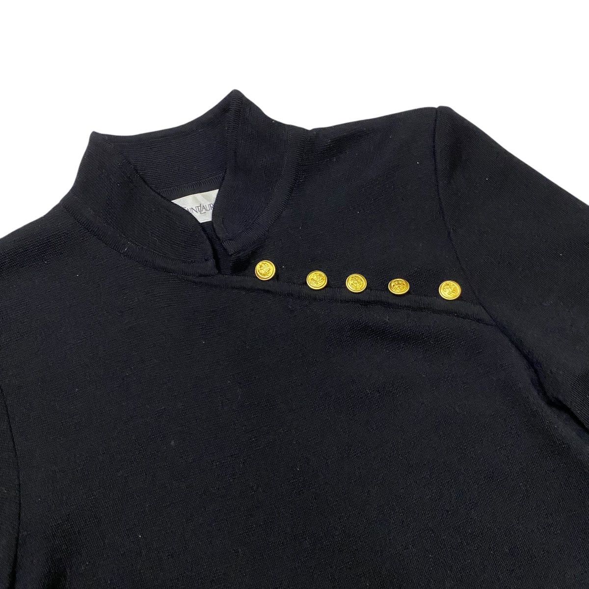 Yves Saint Laurent Yves Saint Laurent Assymmetrical bottom neck blouse Size S / US 4 / IT 40 - 8 Thumbnail