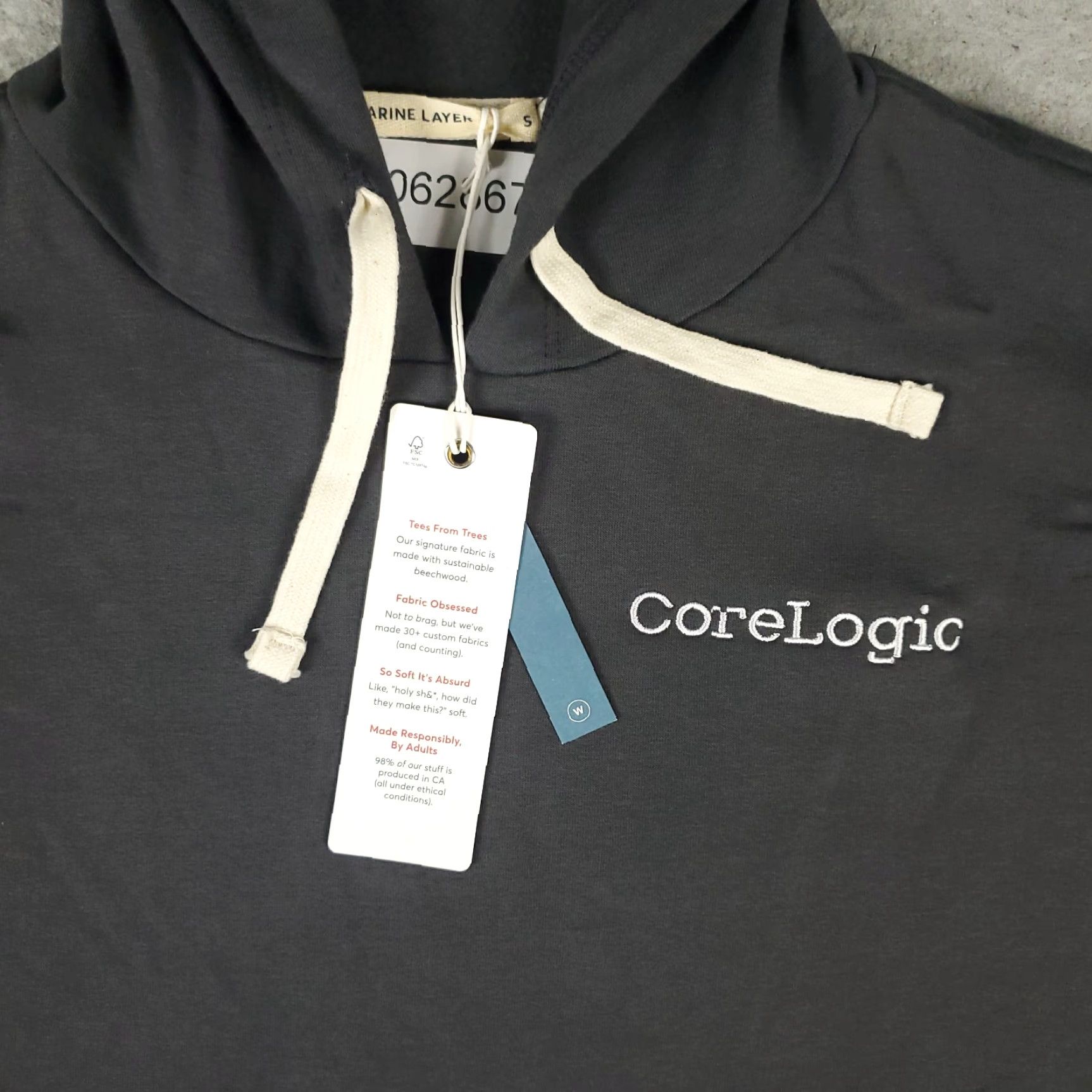 Marine Layer Marine Layer Hoodie Mens Small Gray Sweatshirt Size US S / EU 44-46 / 1 - 3 Thumbnail