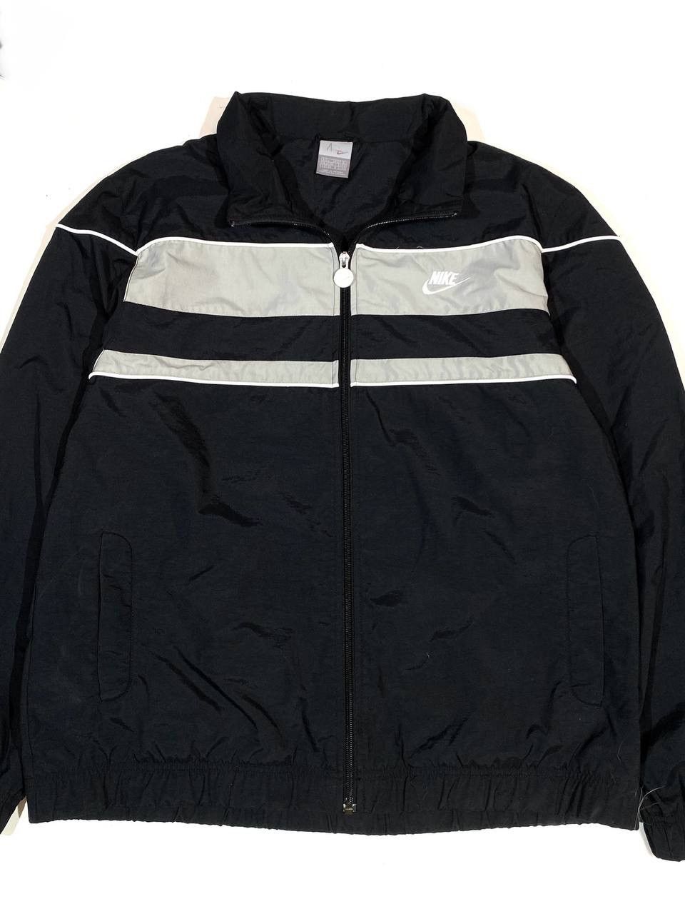 Nike × Vintage 00s Vintage Y2K Nylon Windbreaker Nike Light Jacket Size US L / EU 52-54 / 3 - 4 Thumbnail