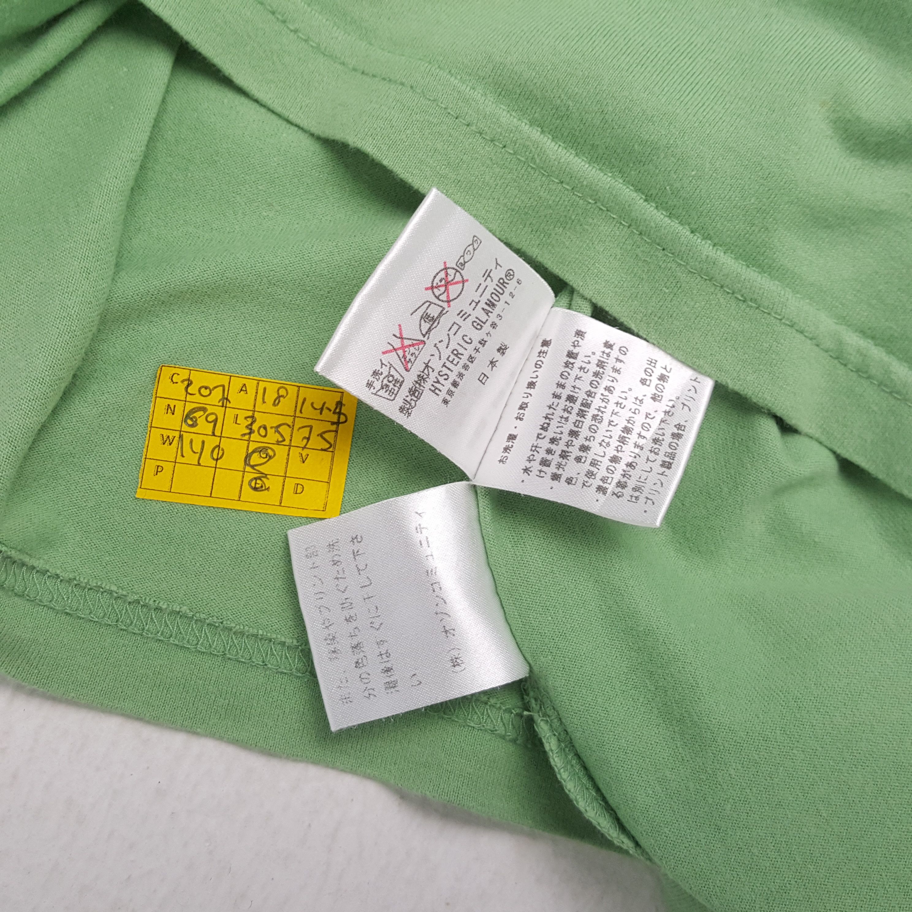 Hysteric Glamour × Japanese Brand × Vintage Vintage HYSTERIC GLAMOUR Japanese Fashion Brand T-Shirts Size S / US 4 / IT 40 - 5 Thumbnail