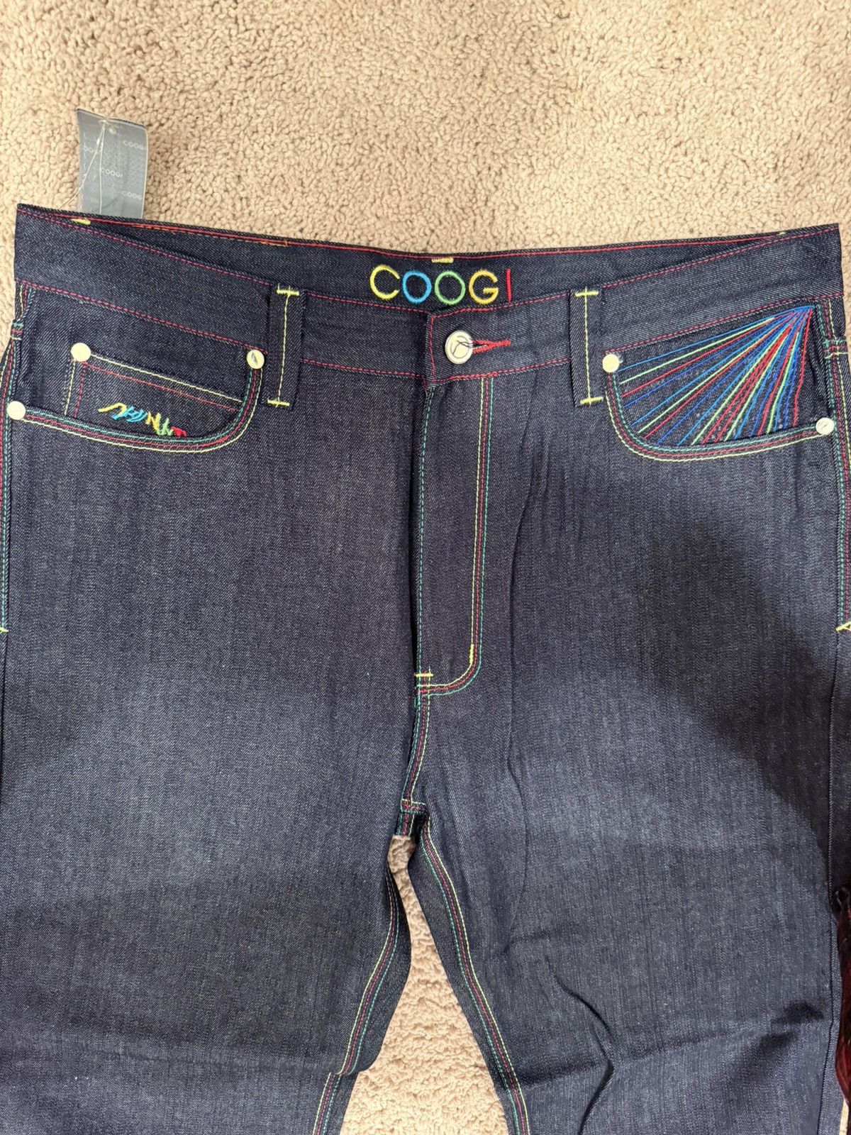 Coogi Coogi Wide Leg Embroidered Jeans Size US 38 / EU 54 - 4 Thumbnail