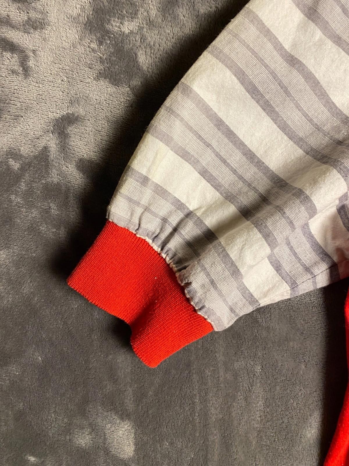 The Unbranded Brand 80s Women Red with Blk and Grey Abst Pattern Sweatshirt (B8) Size M / US 6-8 / IT 42-44 - 10 Thumbnail