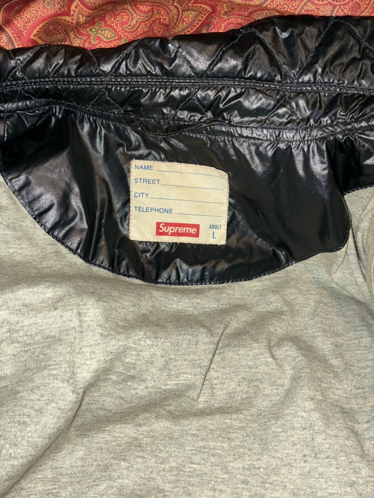 Supreme Supreme Quilted Coaches Jacket (NAVY) Size US L / EU 52-54 / 3 - 4 Thumbnail