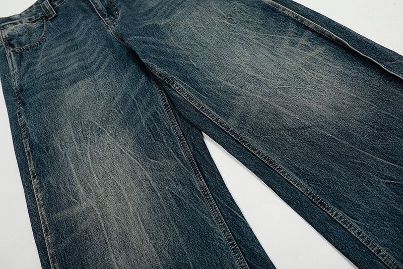 Vintage Men's Vibe American High Street Lightning Wash Jeans Size US 32 / EU 48 - 5 Thumbnail